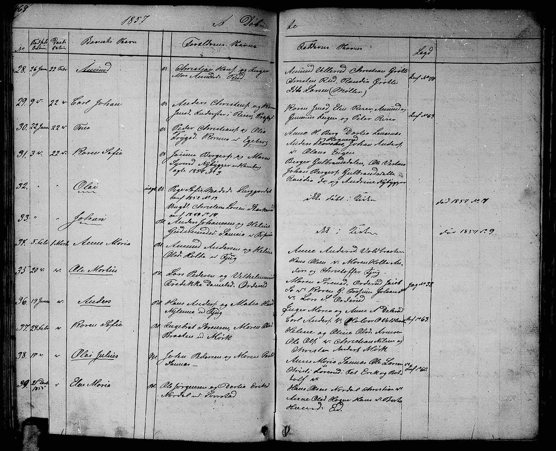 Aurskog prestekontor Kirkebøker, AV/SAO-A-10304a/G/Ga/L0002: Parish register (copy) no. I 2, 1829-1857, p. 464