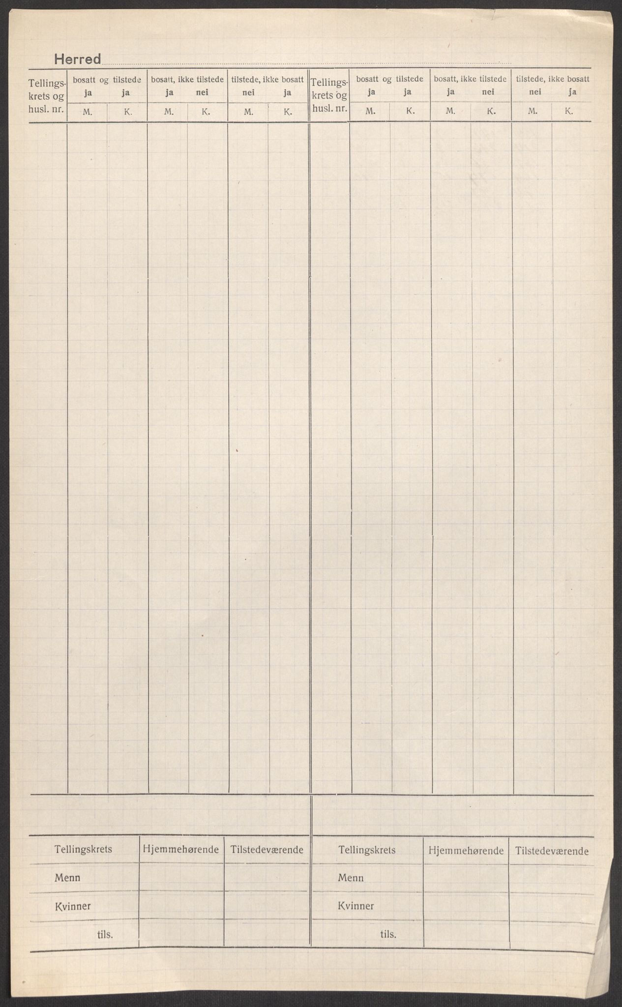 SAST, 1920 census for Stangaland, 1920, p. 3