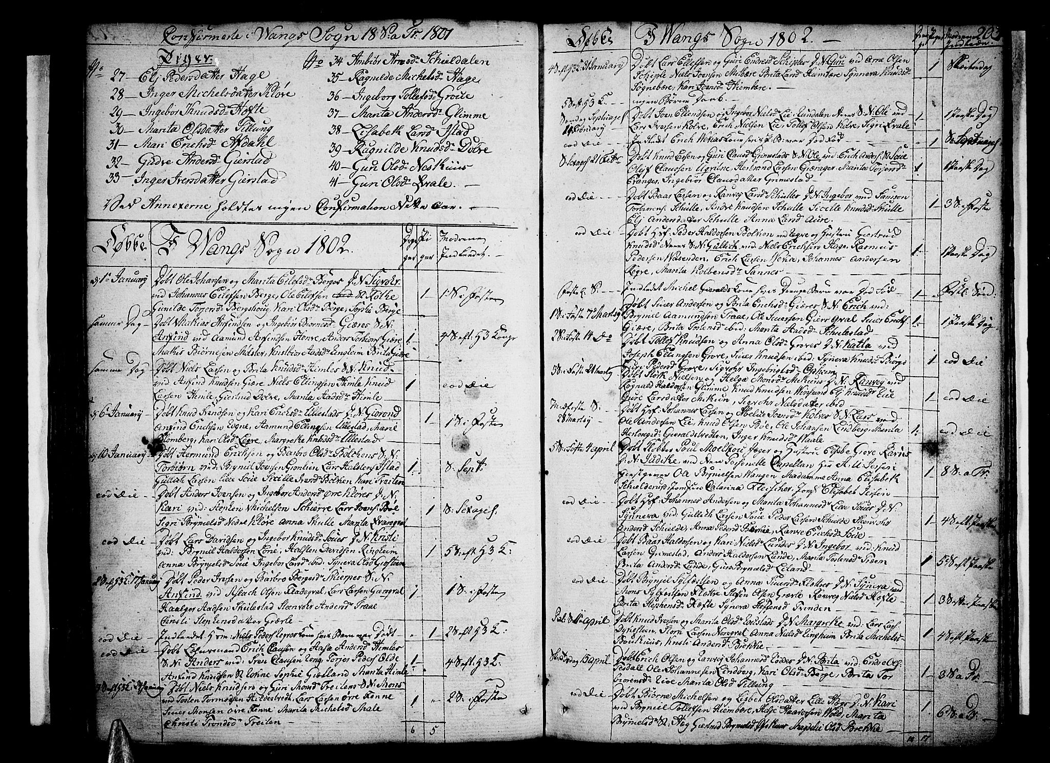 Voss sokneprestembete, SAB/A-79001/H/Haa: Parish register (official) no. A 9, 1780-1810, p. 203