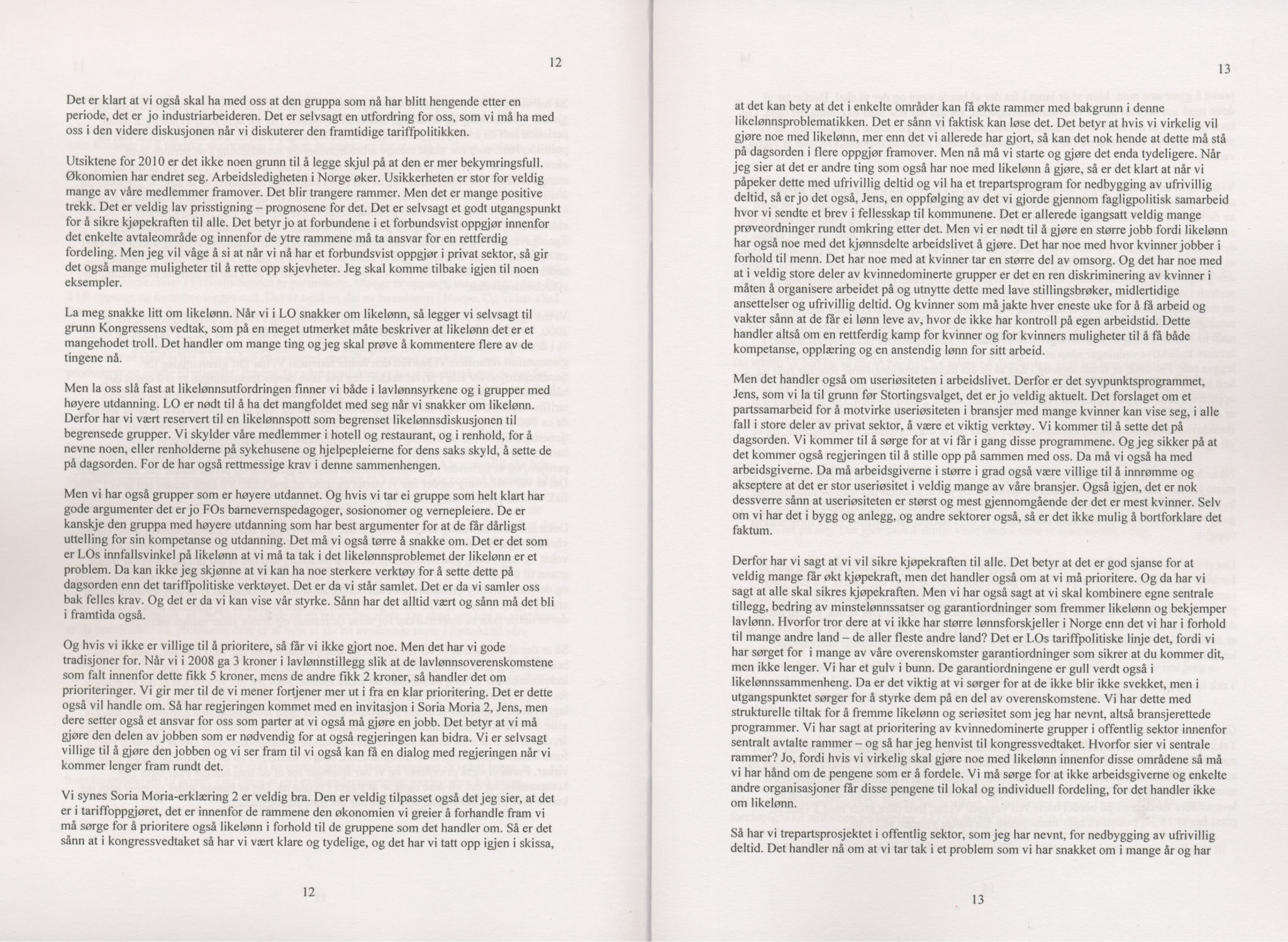Landsorganisasjonen i Norge, AAB/ARK-1579, 2009-2014, p. 45
