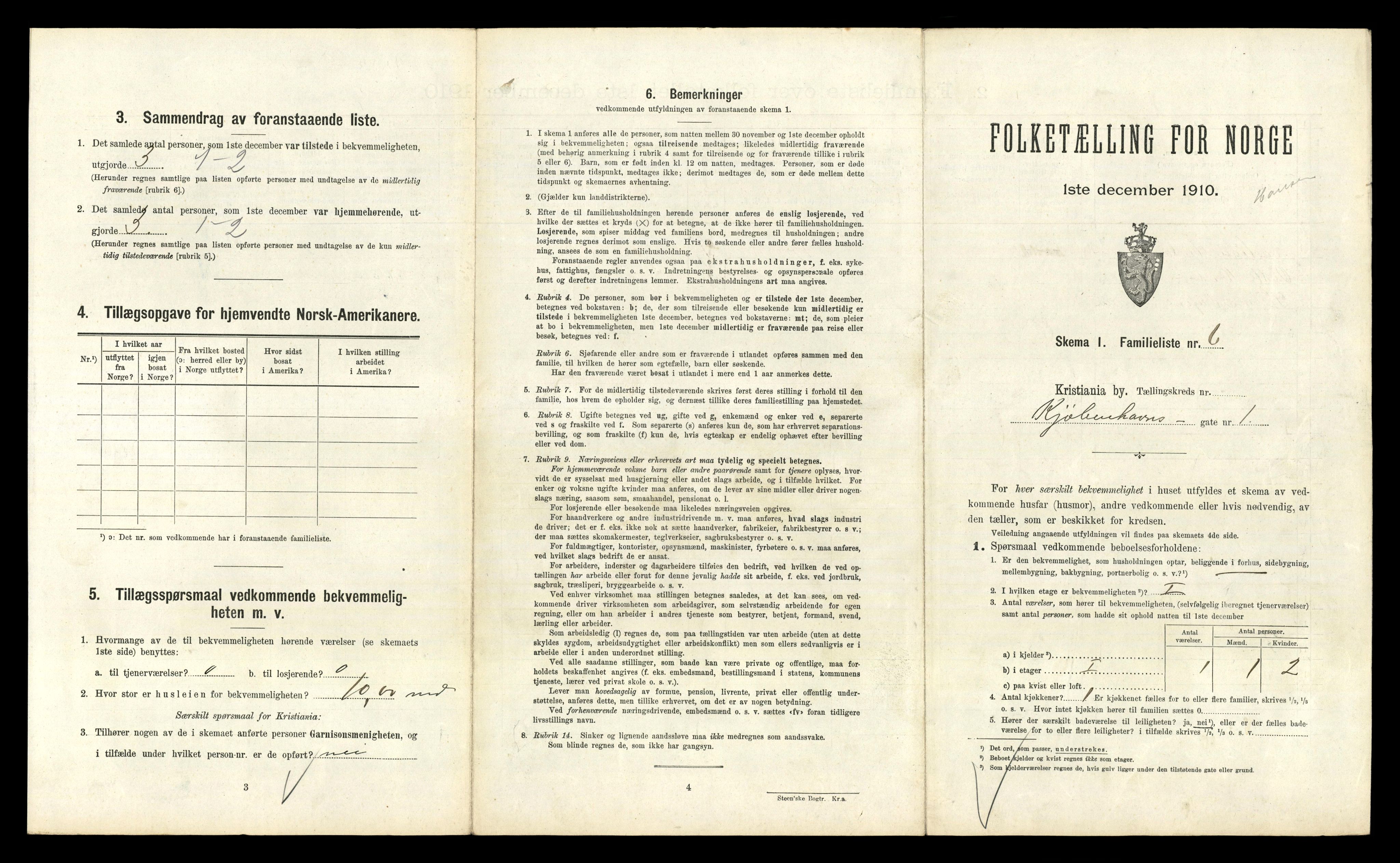 RA, 1910 census for Kristiania, 1910, p. 50129