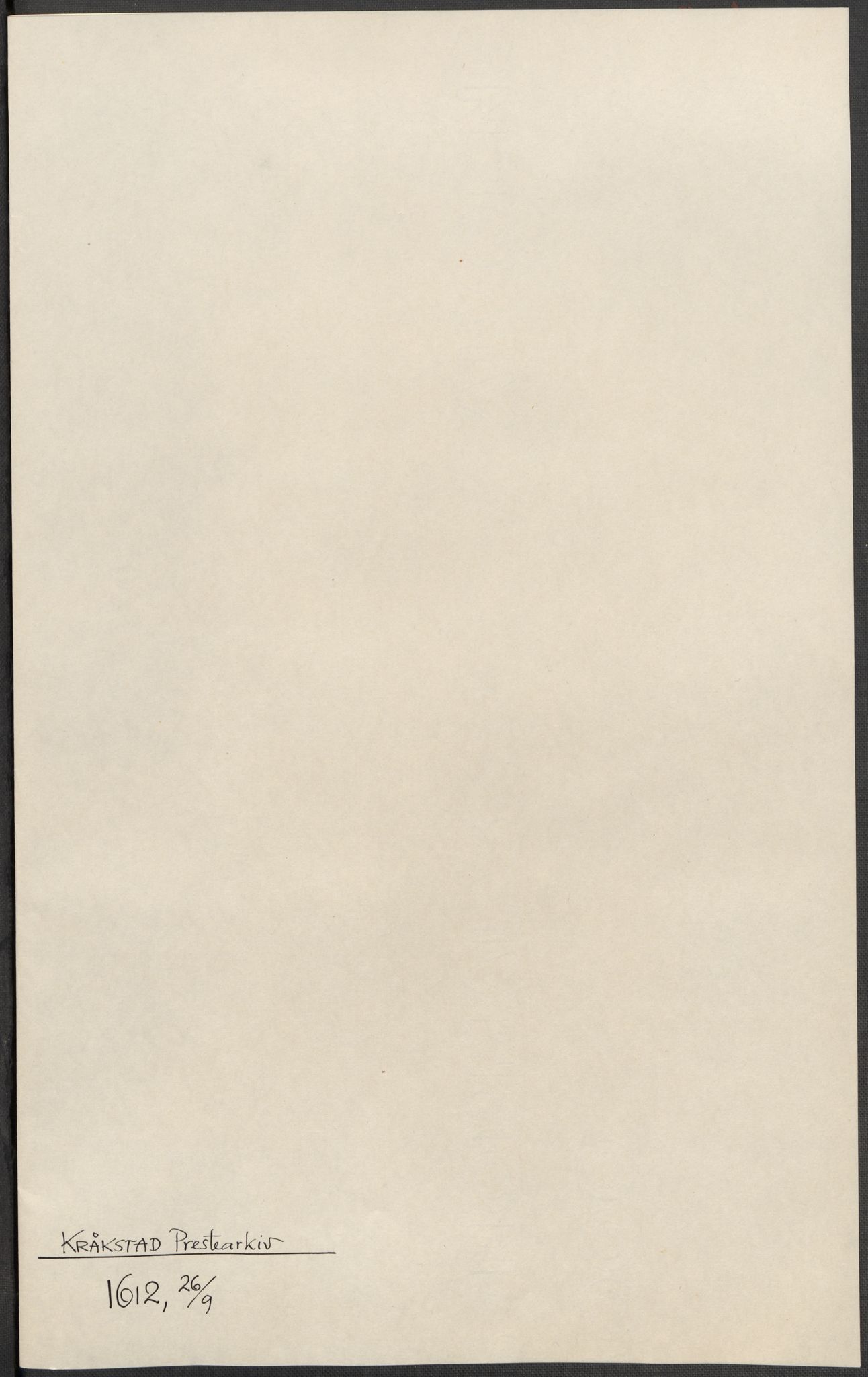 Riksarkivets diplomsamling, RA/EA-5965/F15/L0007: Prestearkiv - Akershus, 1573-1693, p. 79