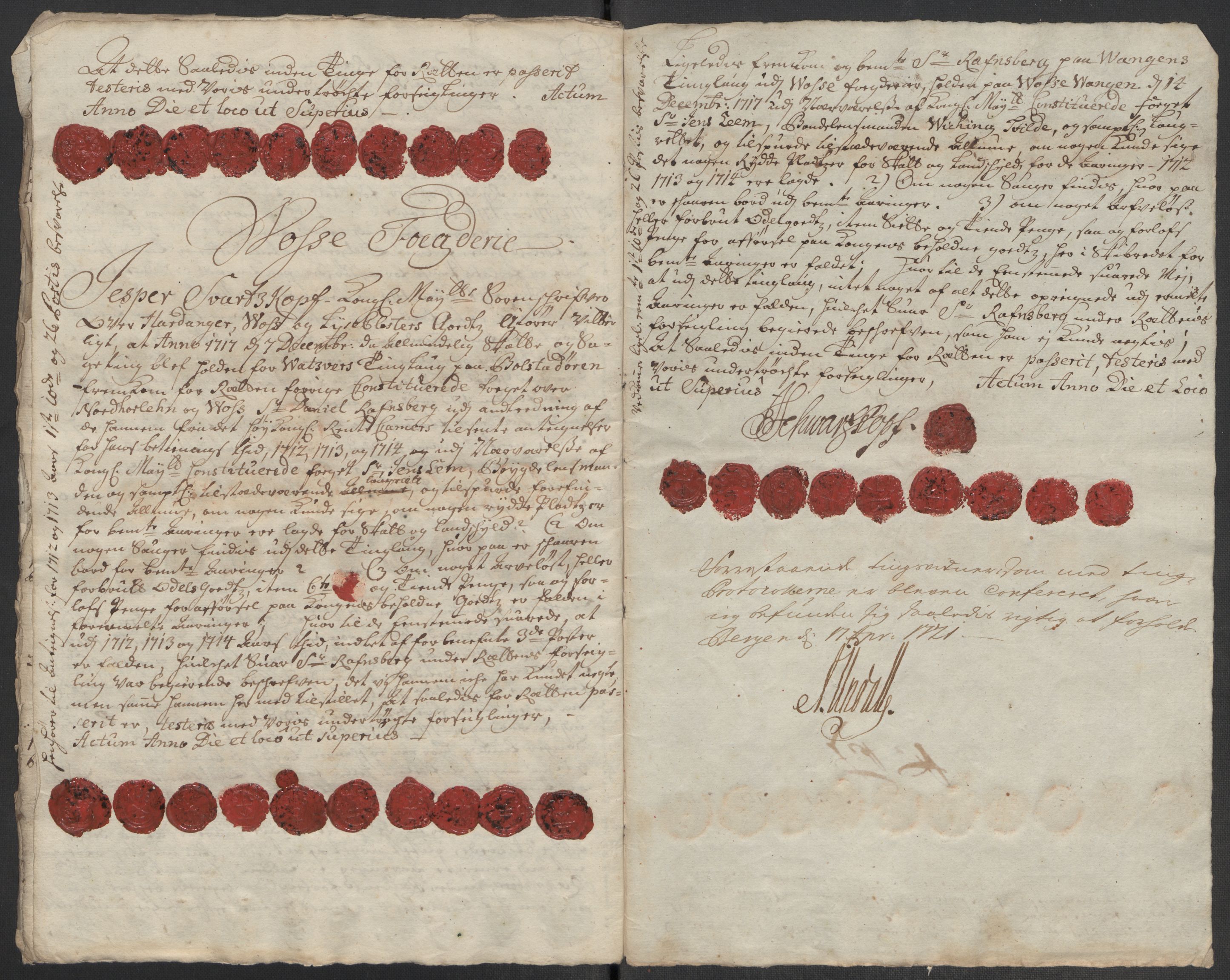Rentekammeret inntil 1814, Reviderte regnskaper, Fogderegnskap, AV/RA-EA-4092/R51/L3196: Fogderegnskap Nordhordland og Voss, 1713, p. 33