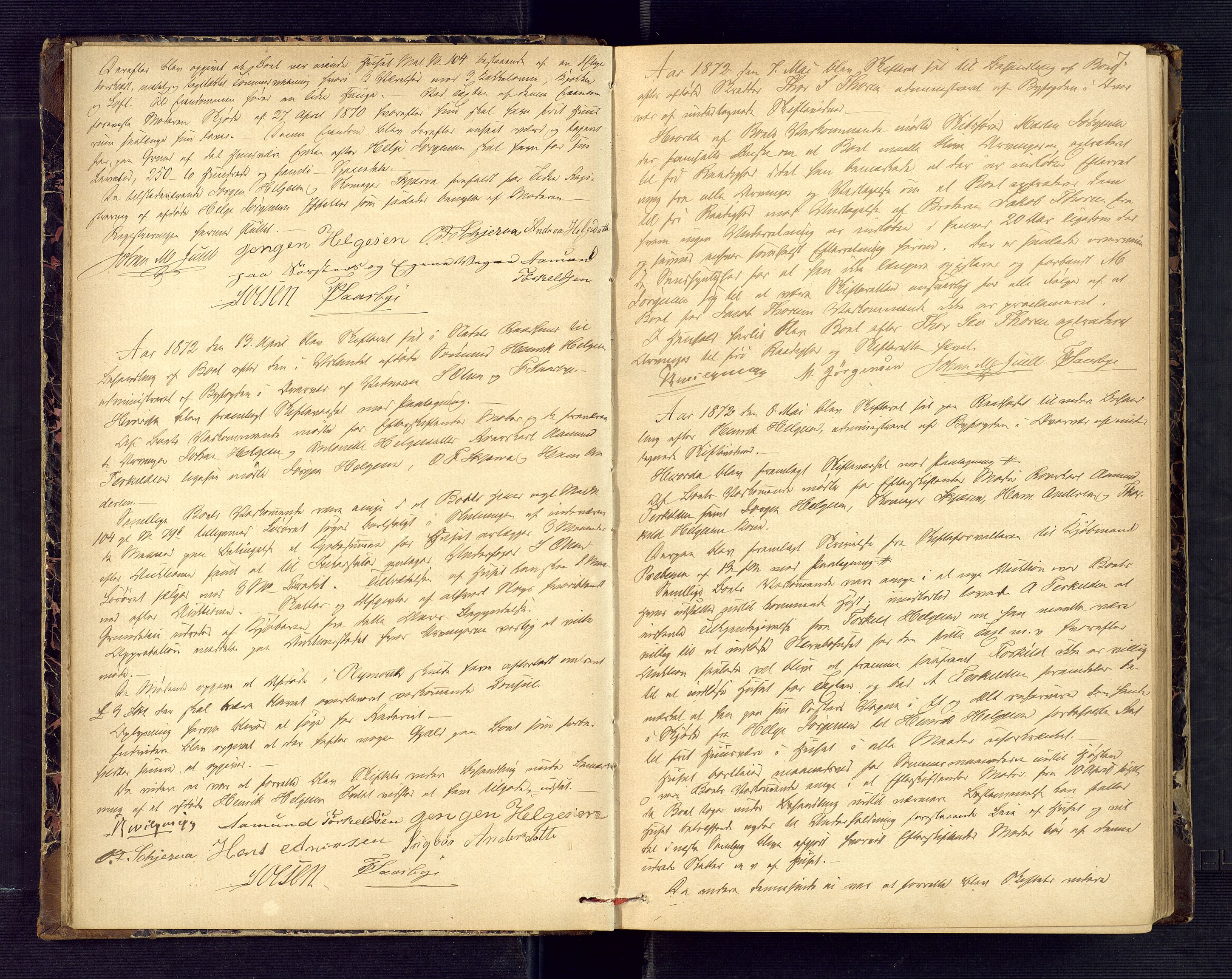 Risør byfogd, AV/SAK-1222-0005/H/Hc/L0003: Skifteprotokoll nr. 3A, 1871-1881, p. 7