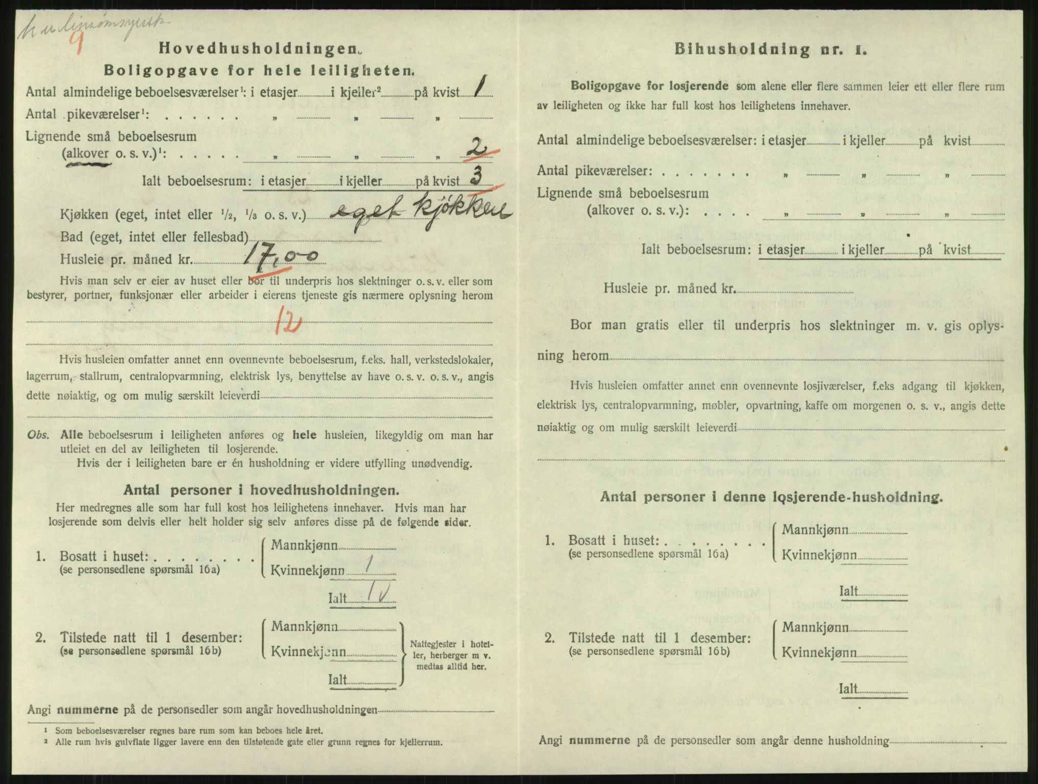 SAT, 1920 census for Namsos, 1920, p. 1506