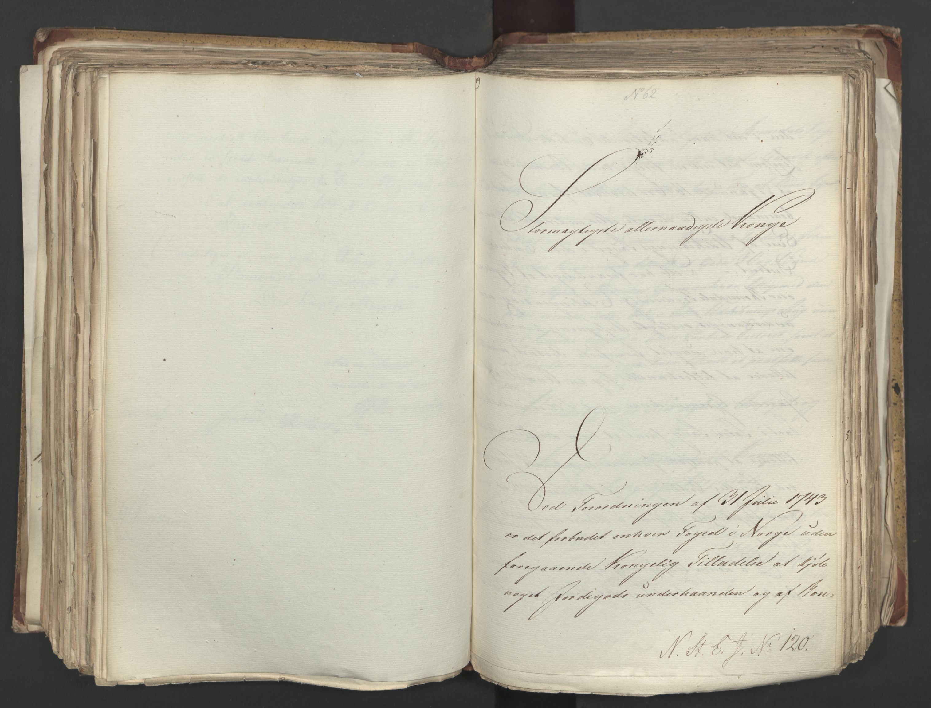 Statsrådsavdelingen i Stockholm, AV/RA-S-1003/D/Da/L0001: Regjeringsinnstillinger nr. 1-262, 1814-1815, p. 256