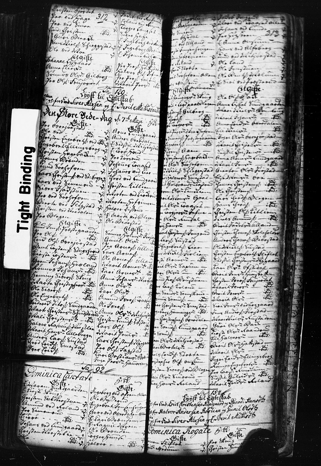 Fåberg prestekontor, AV/SAH-PREST-086/H/Ha/Hab/L0001: Parish register (copy) no. 1, 1727-1767, p. 312-313