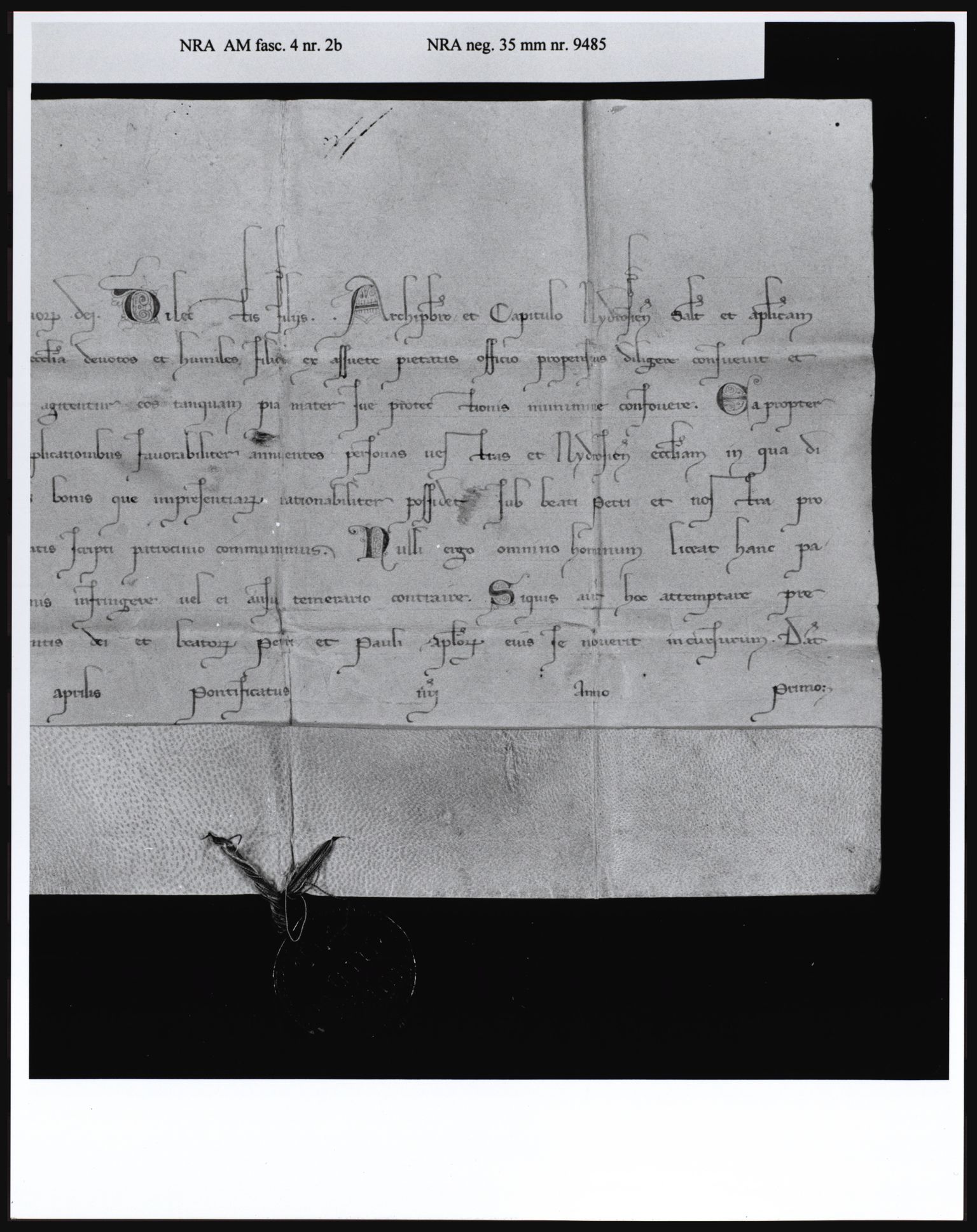 Riksarkivets diplomsamling, AV/RA-EA-5965/F05/L0011: NRA AM fasc. 4 nr. 1-2b, 1265-1307, p. 15