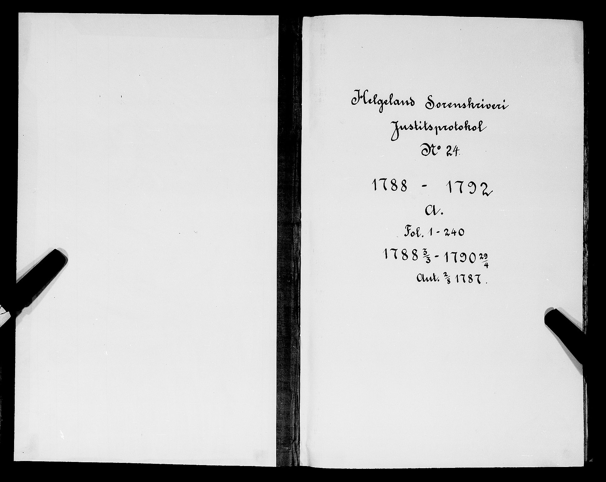 Helgeland sorenskriveri, SAT/A-0004/1/1A/L0032: Tingbok 24A, 1788-1790