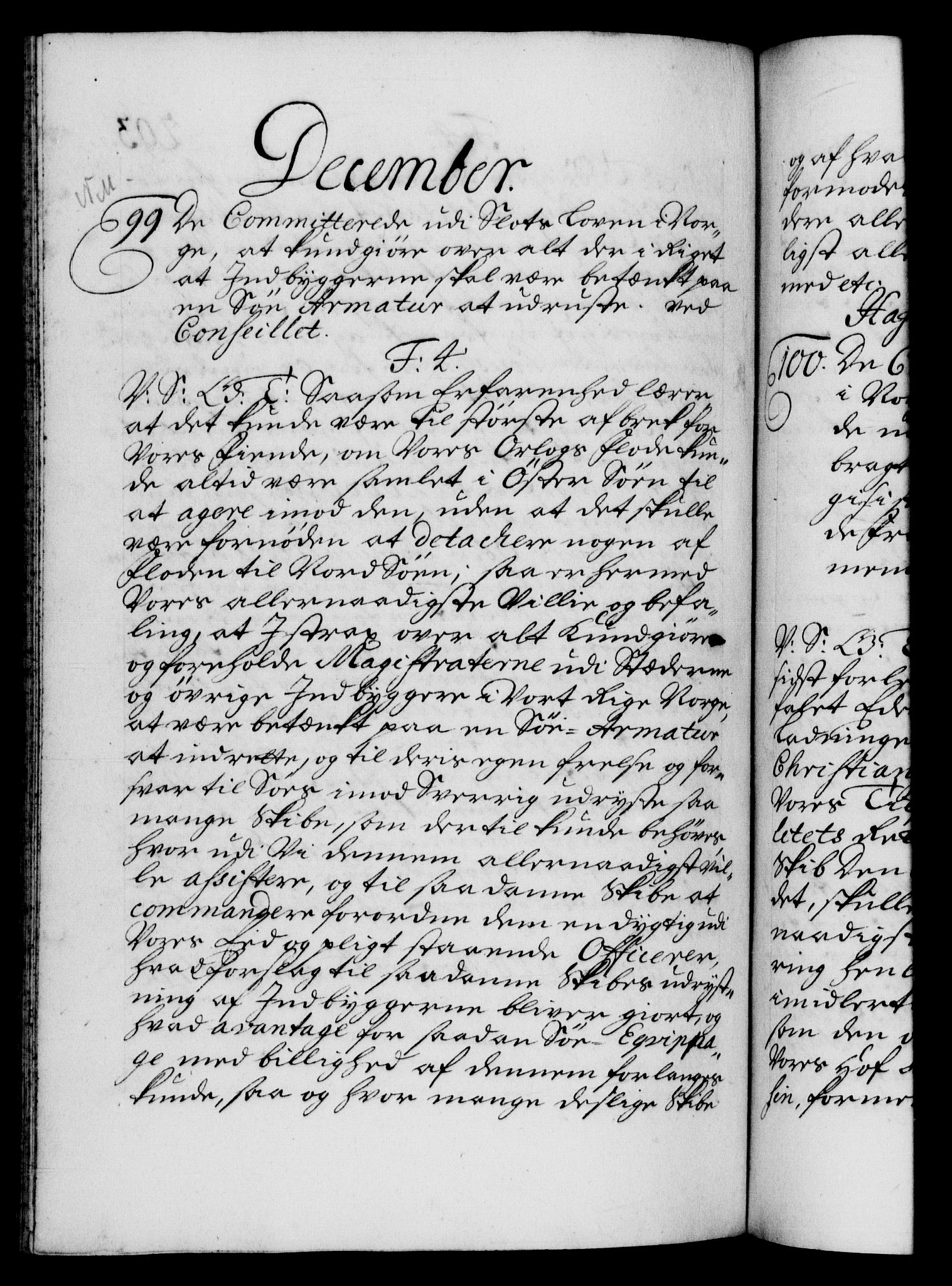 Danske Kanselli 1572-1799, AV/RA-EA-3023/F/Fc/Fca/Fcab/L0019: Norske tegnelser, 1710-1714, p. 293b