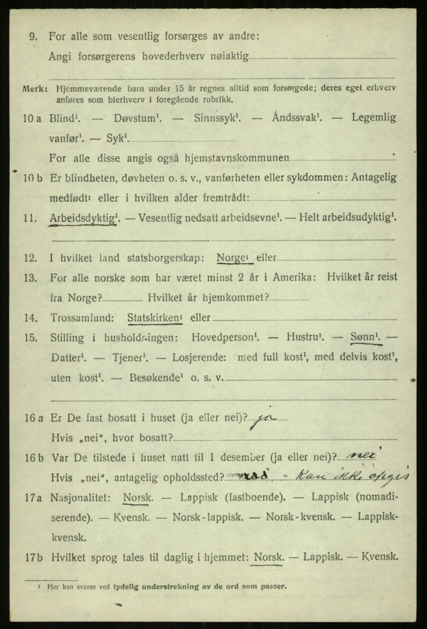 SATØ, 1920 census for Tromsøysund, 1920, p. 6881