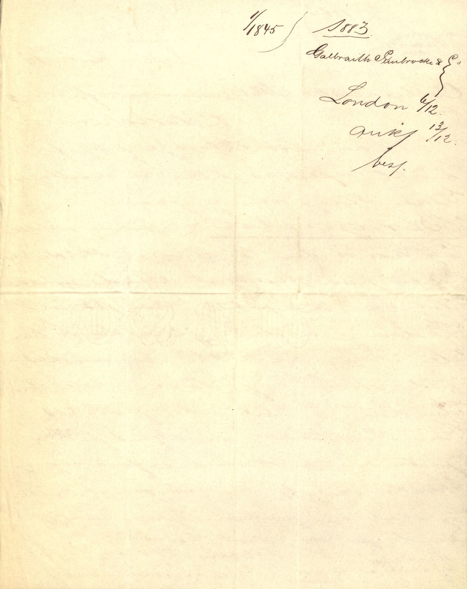 Pa 63 - Østlandske skibsassuranceforening, VEMU/A-1079/G/Ga/L0016/0012: Havaridokumenter / Urania, Tagal, Sir John Lawrence, Benguela, 1883, p. 50