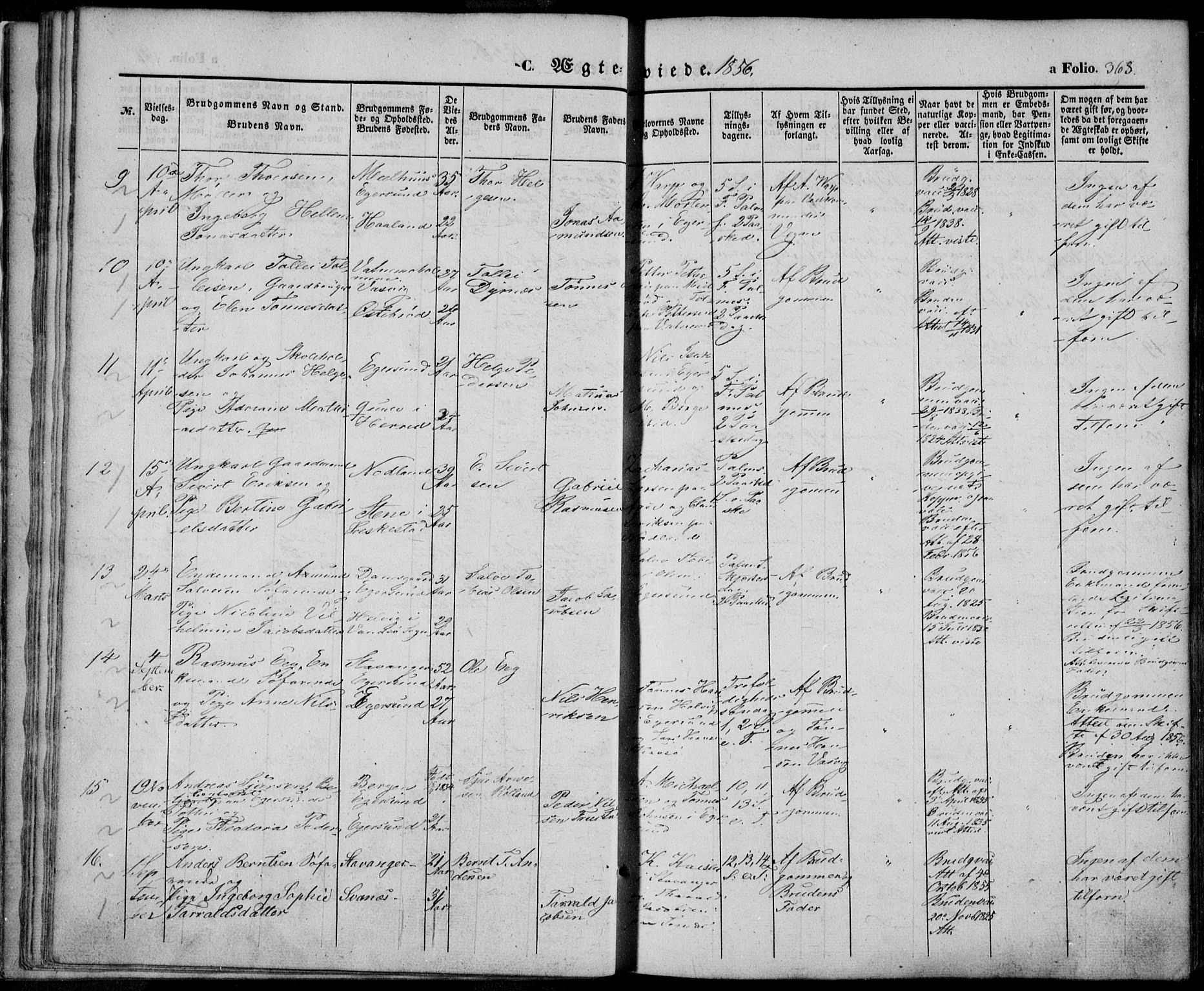 Eigersund sokneprestkontor, SAST/A-101807/S08/L0013: Parish register (official) no. A 12.2, 1850-1865, p. 368