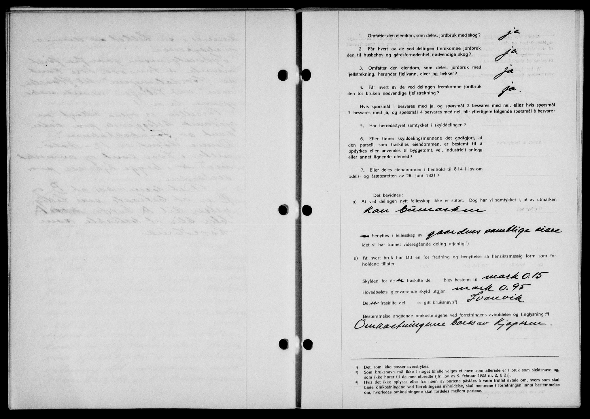 Lofoten sorenskriveri, SAT/A-0017/1/2/2C/L0002a: Mortgage book no. 2a, 1937-1937, Diary no: : 1293/1937