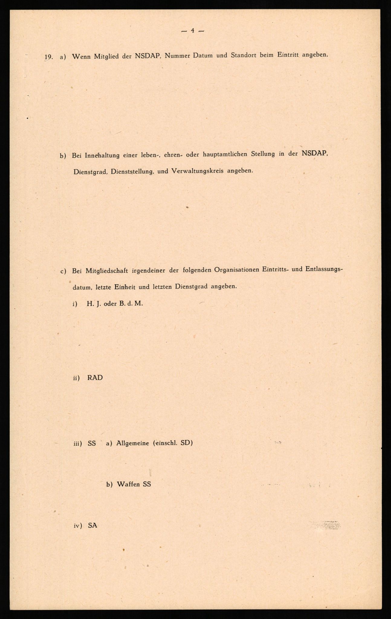 Forsvaret, Forsvarets overkommando II, AV/RA-RAFA-3915/D/Db/L0016: CI Questionaires. Tyske okkupasjonsstyrker i Norge. Tyskere., 1945-1946, p. 35