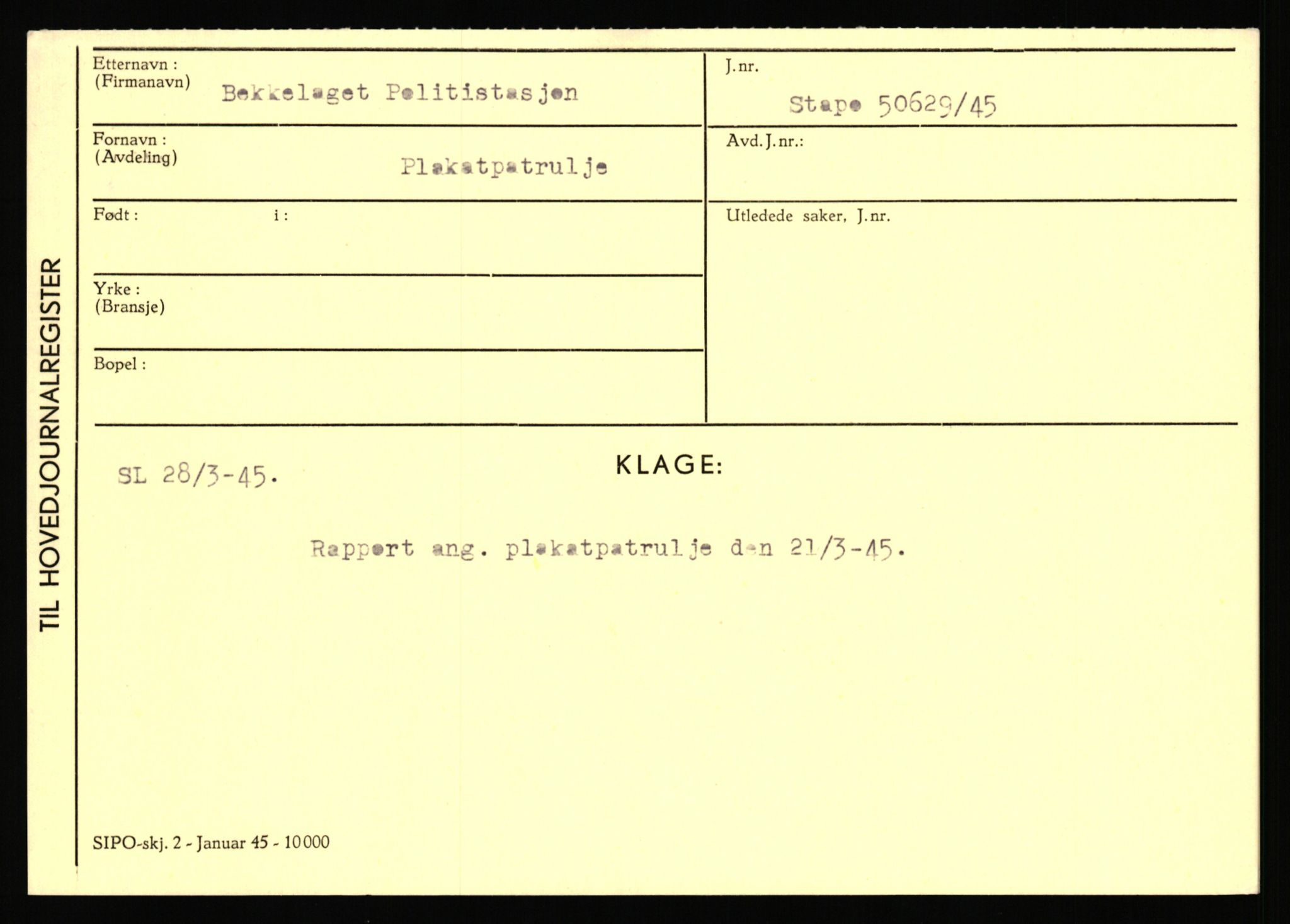 Statspolitiet - Hovedkontoret / Osloavdelingen, AV/RA-S-1329/C/Ca/L0002: Arneberg - Brand, 1943-1945, p. 1685