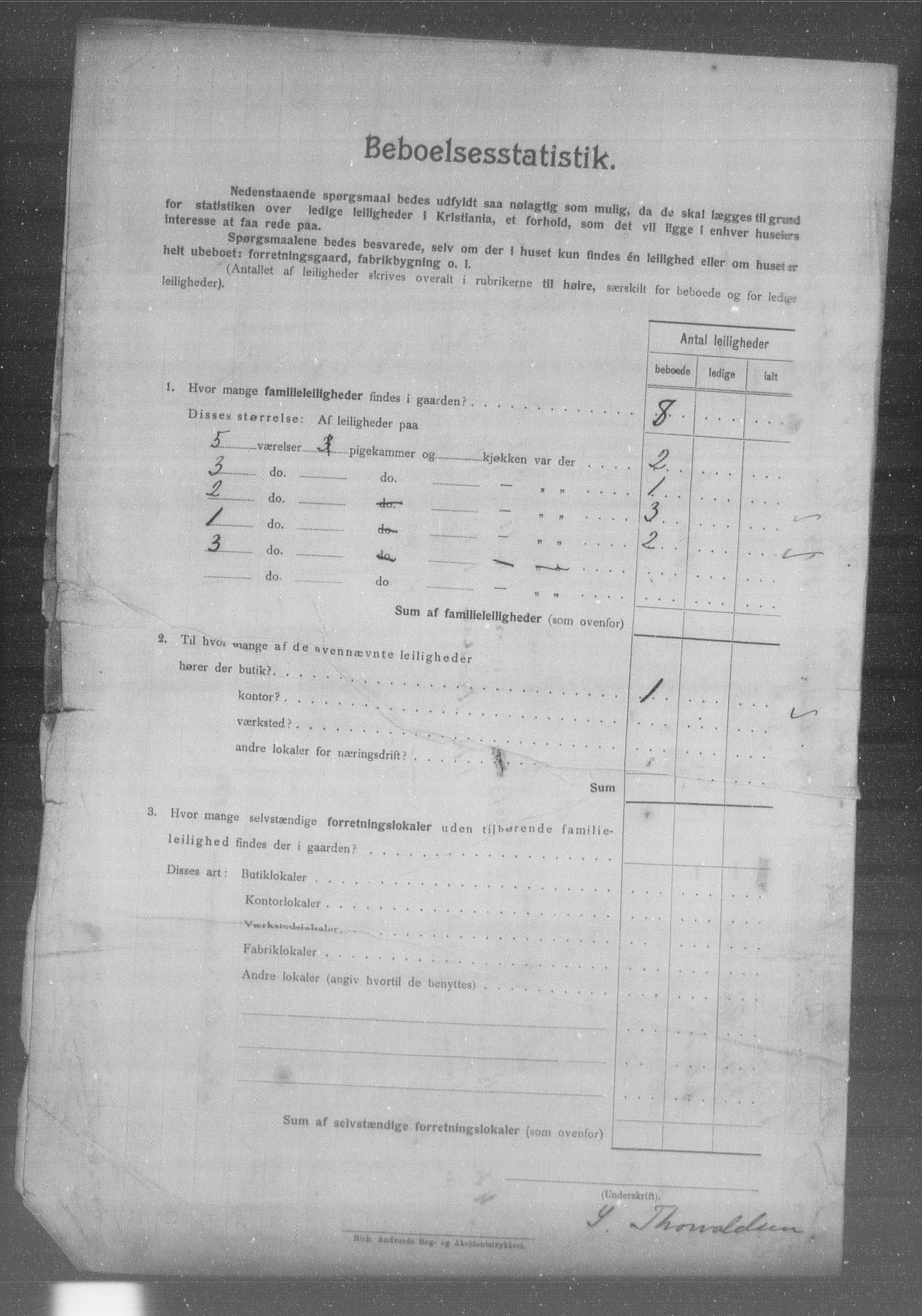 OBA, Municipal Census 1904 for Kristiania, 1904, p. 74