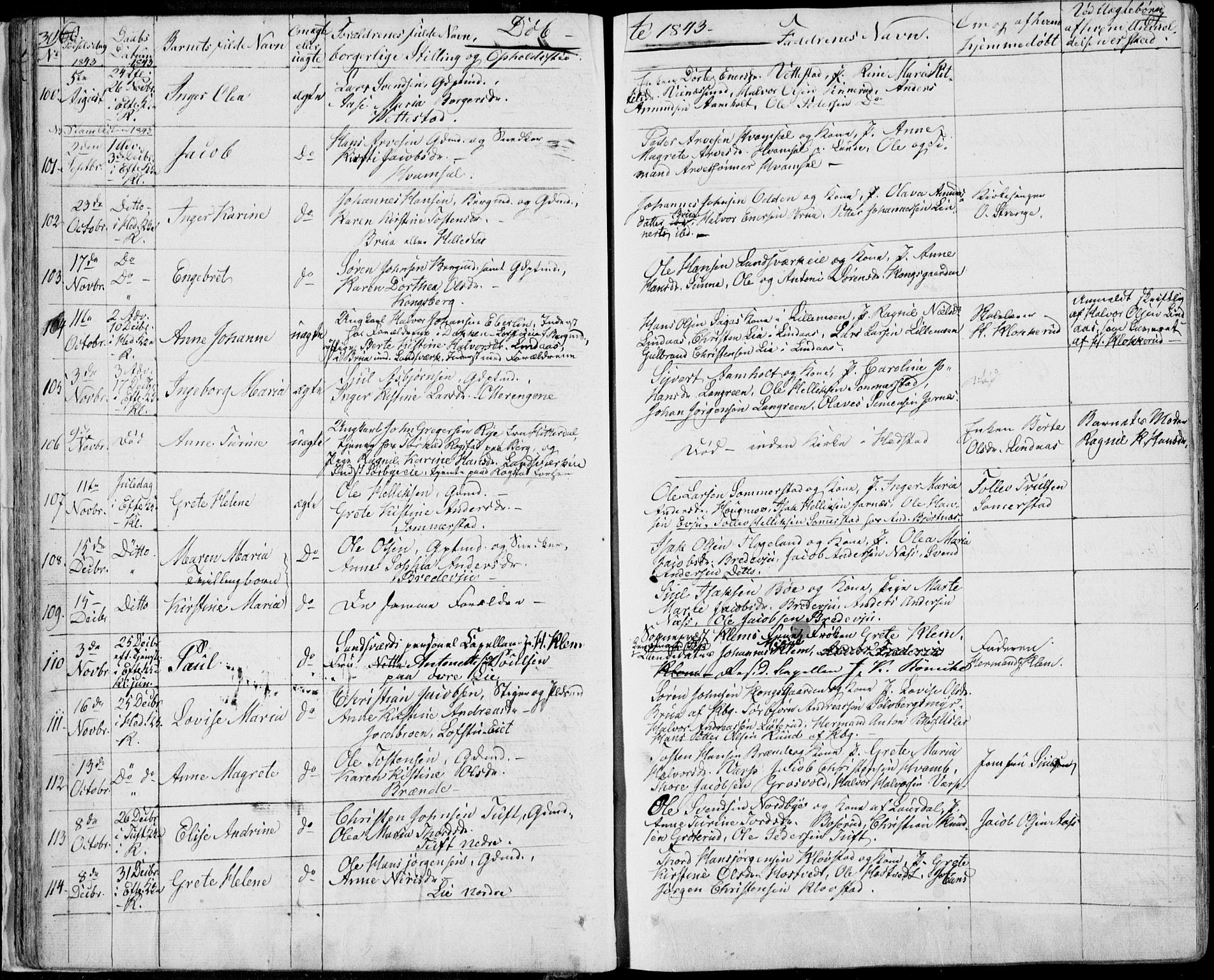 Sandsvær kirkebøker, AV/SAKO-A-244/F/Fa/L0005: Parish register (official) no. I 5, 1840-1856, p. 60-61