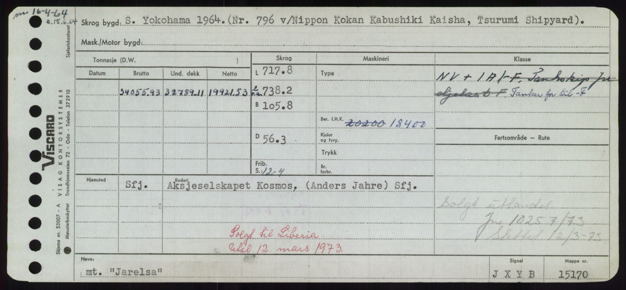 Sjøfartsdirektoratet med forløpere, Skipsmålingen, RA/S-1627/H/Hd/L0019: Fartøy, J, p. 217