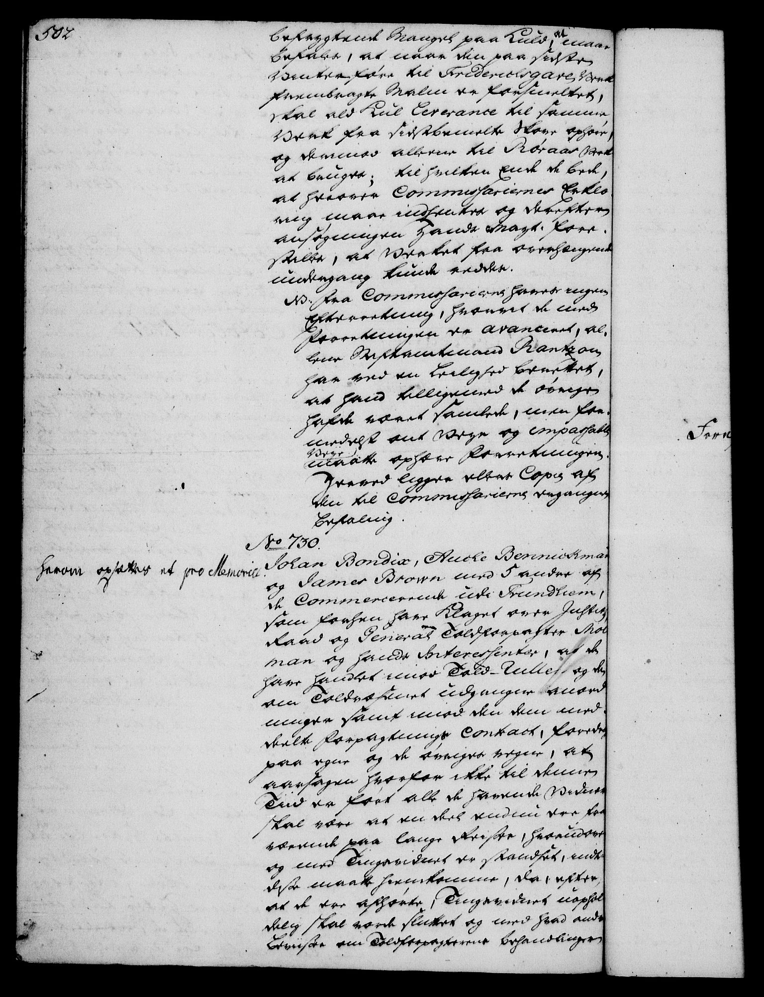 Rentekammeret, Kammerkanselliet, AV/RA-EA-3111/G/Gh/Gha/L0030: Norsk ekstraktmemorialprotokoll (merket RK 53.75), 1749-1751, p. 502
