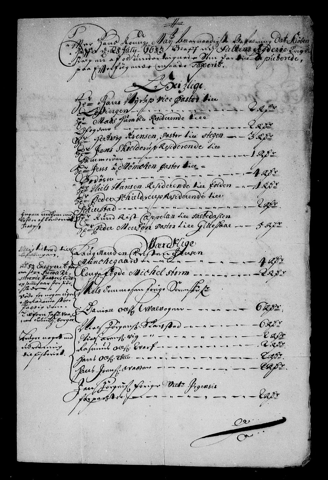 Rentekammeret inntil 1814, Reviderte regnskaper, Stiftamtstueregnskaper, Trondheim stiftamt og Nordland amt, RA/EA-6044/R/Rg/L0074: Trondheim stiftamt og Nordland amt, 1683