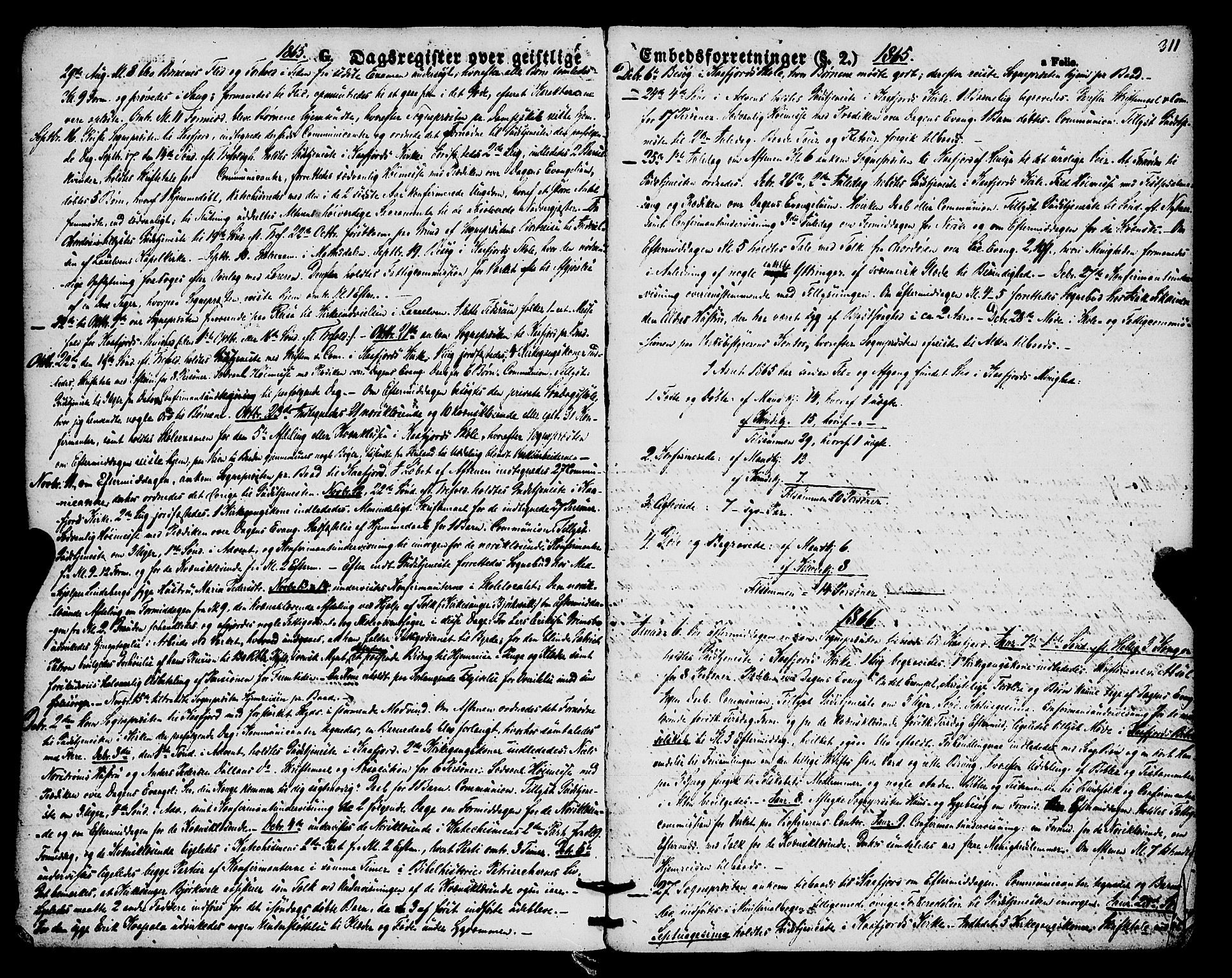 Alta sokneprestkontor, SATØ/S-1338/H/Ha/L0004.kirke: Parish register (official) no. 4, 1858-1880, p. 311
