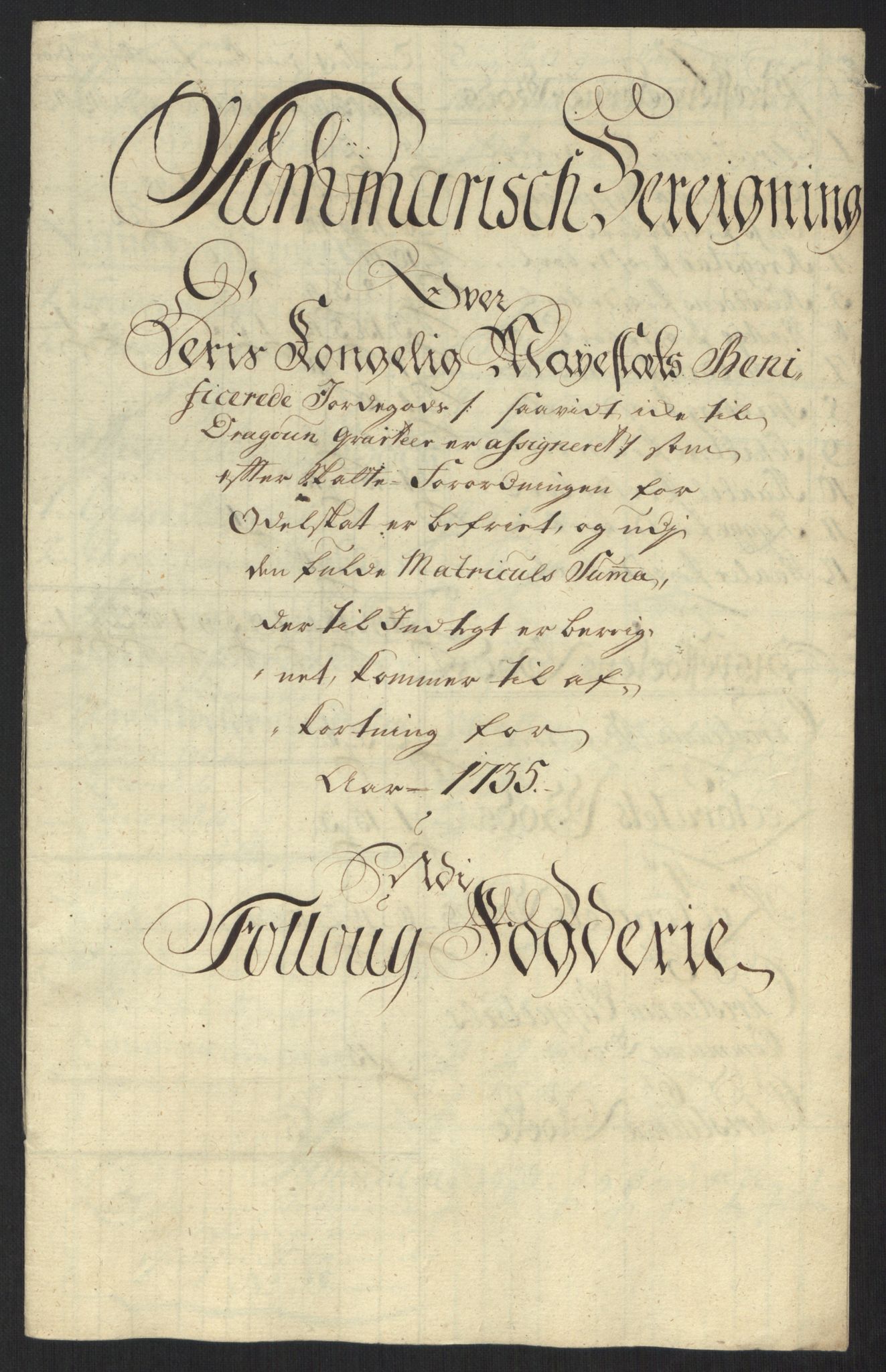 Rentekammeret inntil 1814, Reviderte regnskaper, Fogderegnskap, AV/RA-EA-4092/R10/L0474: Fogderegnskap Aker og Follo, 1735, p. 173