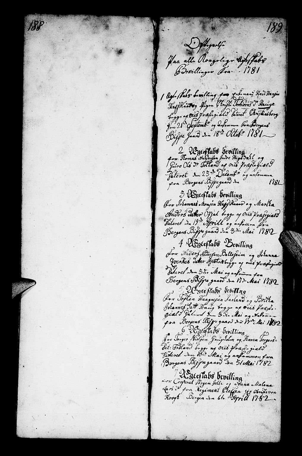 Os sokneprestembete, AV/SAB-A-99929: Parish register (official) no. A 13, 1783-1810, p. 189