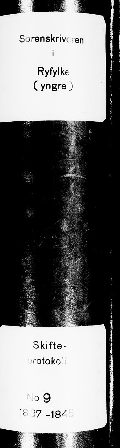 Ryfylke tingrett, SAST/A-100055/001/IV/IVD/L0021: Skifteprotokoll, register i protokollen, 1837-1845