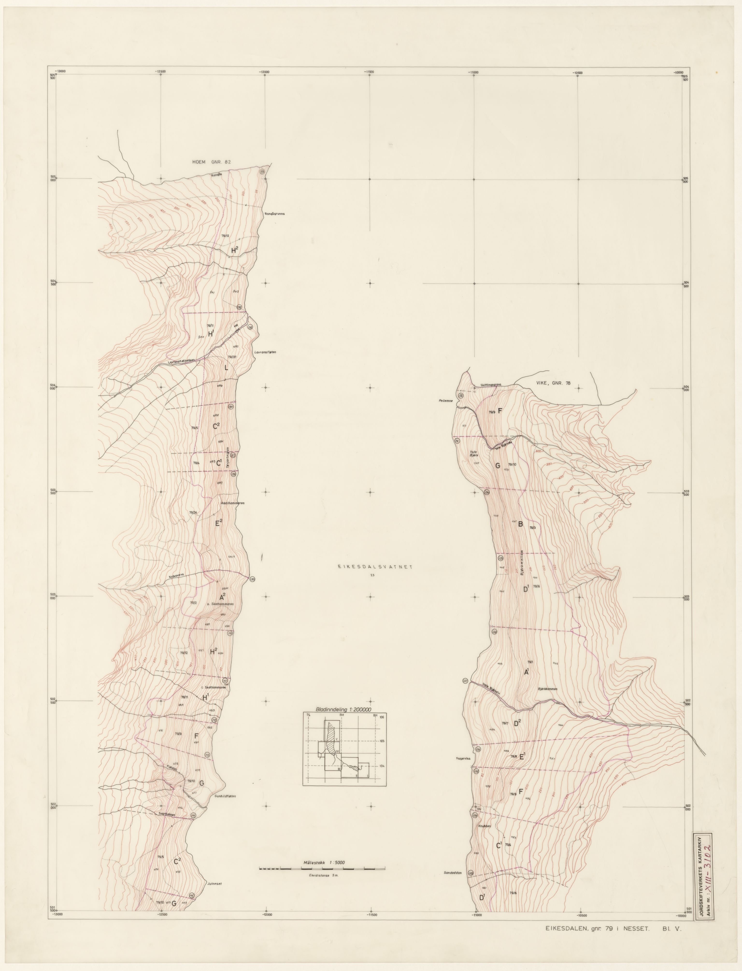 Jordskifteverkets kartarkiv, AV/RA-S-3929/T, 1859-1988, p. 3915