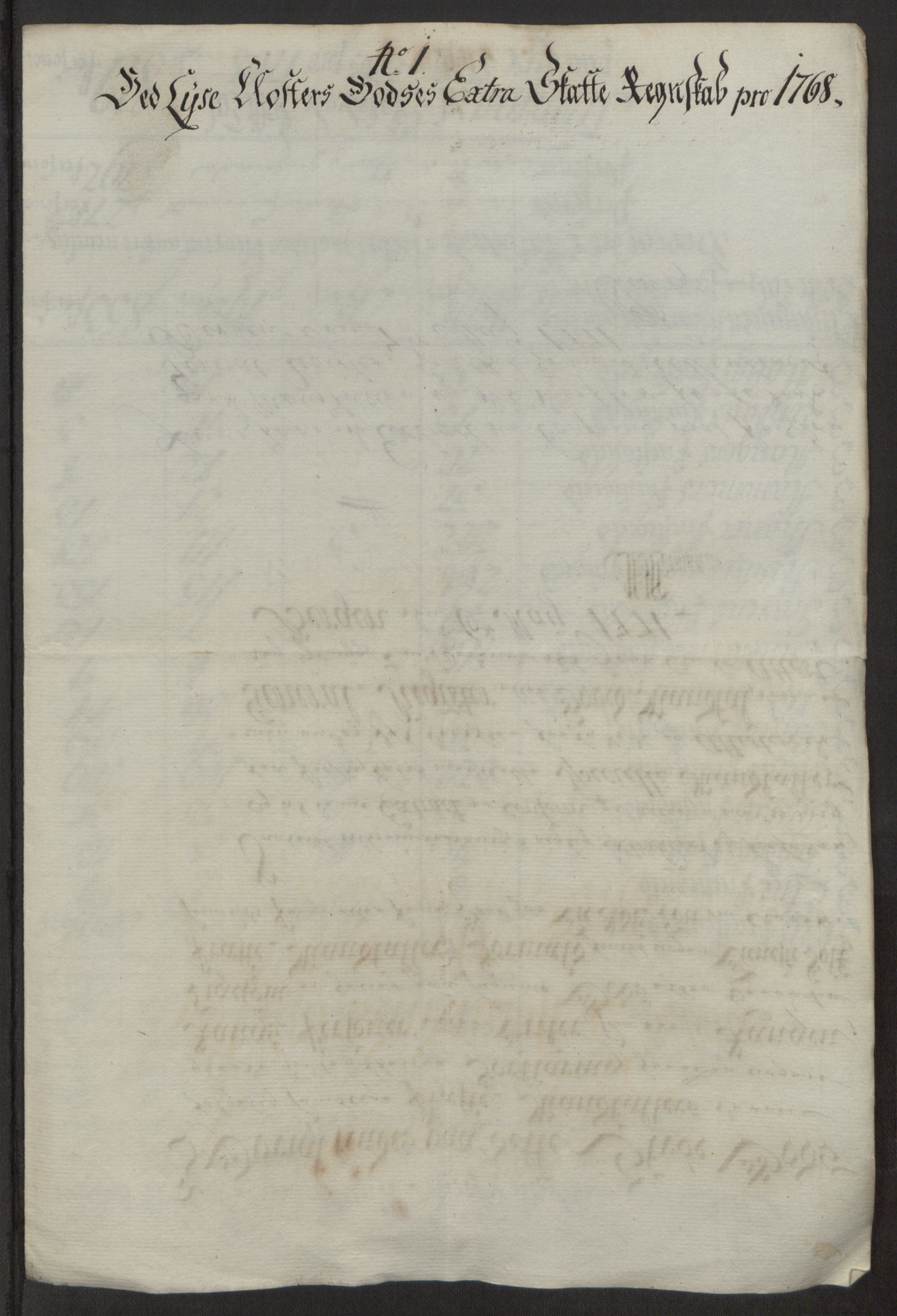 Rentekammeret inntil 1814, Reviderte regnskaper, Fogderegnskap, RA/EA-4092/R50/L3180: Ekstraskatten Lyse kloster, 1762-1783, p. 196