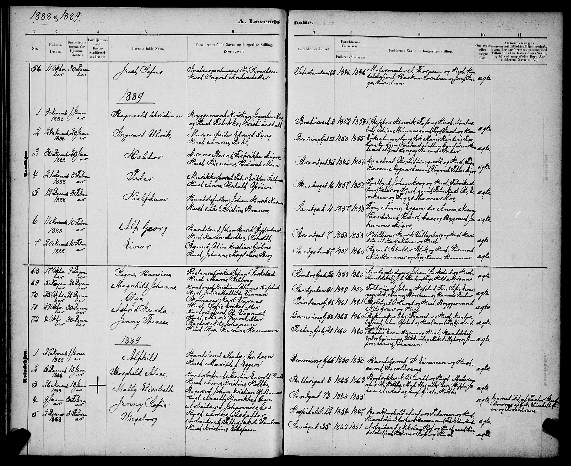 Ministerialprotokoller, klokkerbøker og fødselsregistre - Sør-Trøndelag, AV/SAT-A-1456/602/L0143: Parish register (copy) no. 602C11, 1878-1902