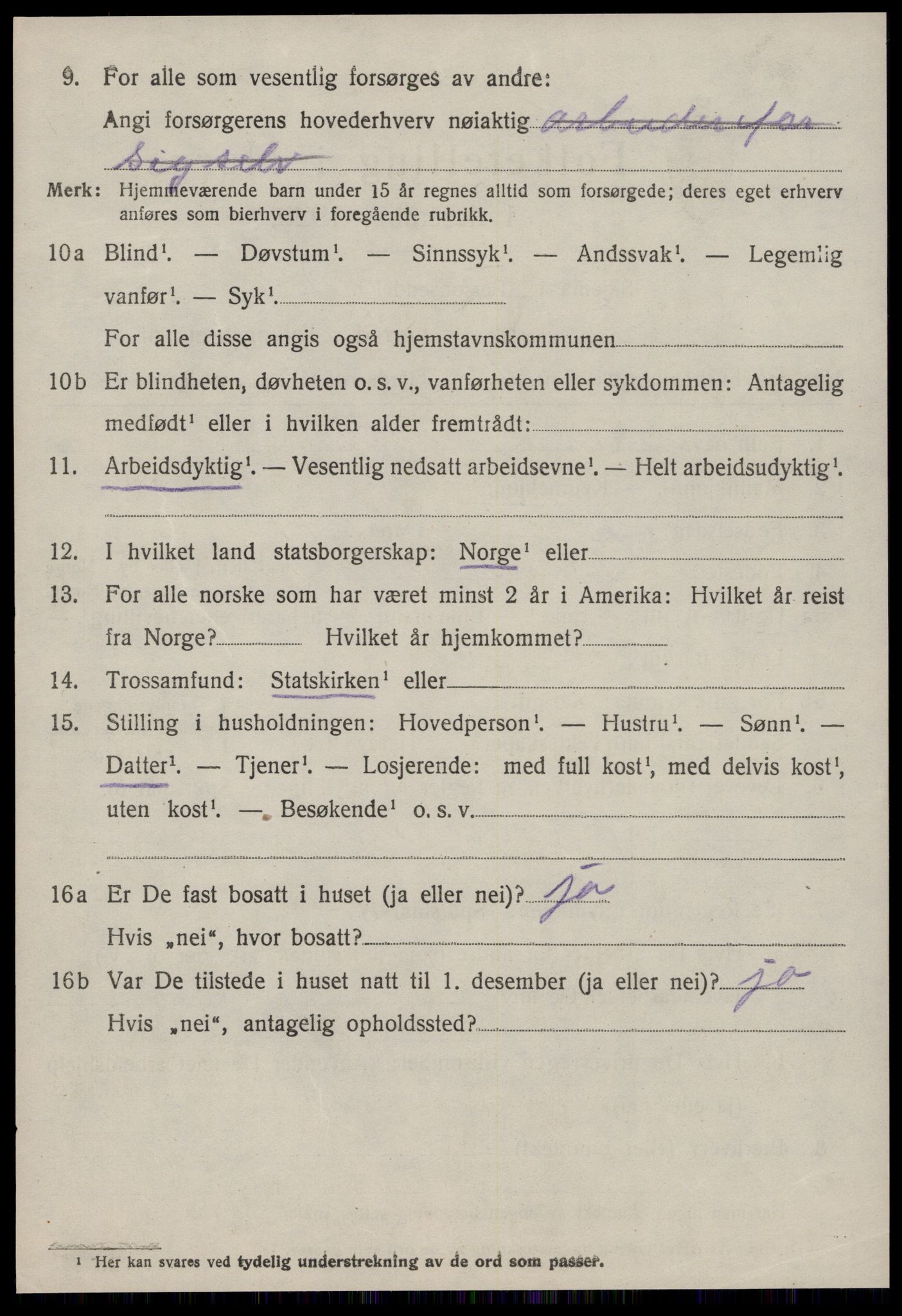 SAT, 1920 census for Fræna, 1920, p. 6060