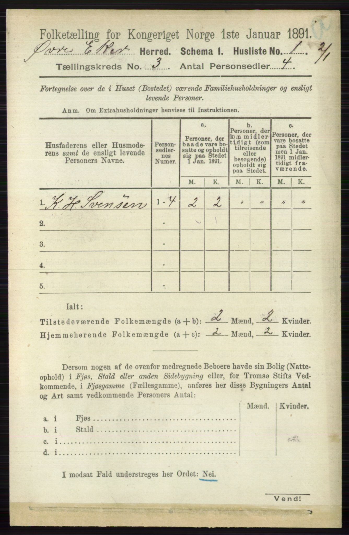 RA, 1891 census for 0624 Øvre Eiker, 1891, p. 923