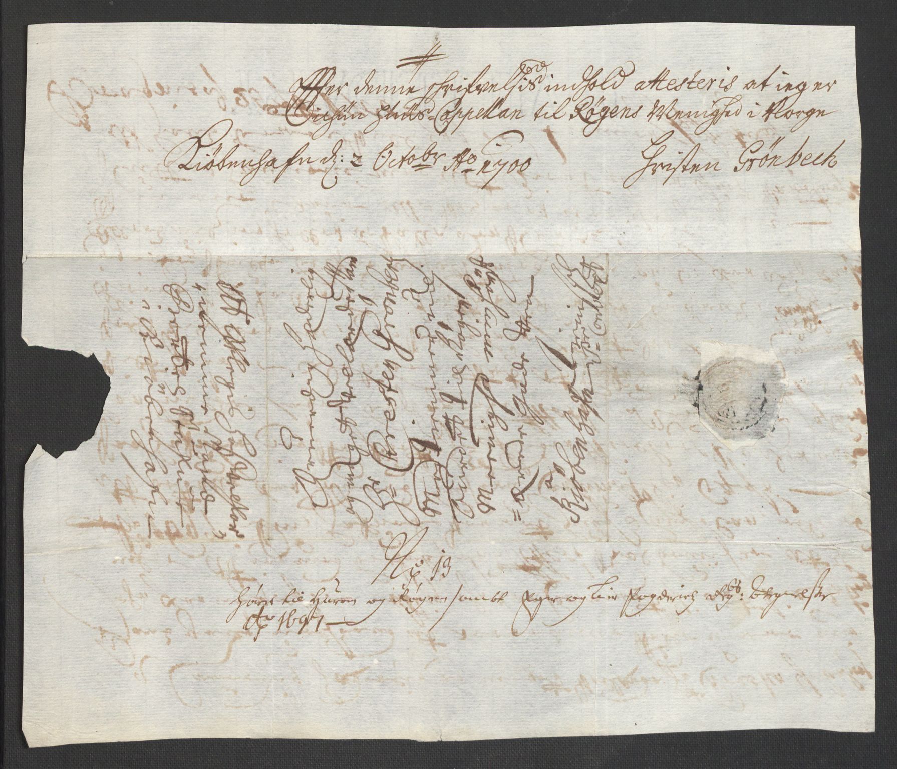 Rentekammeret inntil 1814, Reviderte regnskaper, Fogderegnskap, AV/RA-EA-4092/R30/L1695: Fogderegnskap Hurum, Røyken, Eiker og Lier, 1697, p. 297