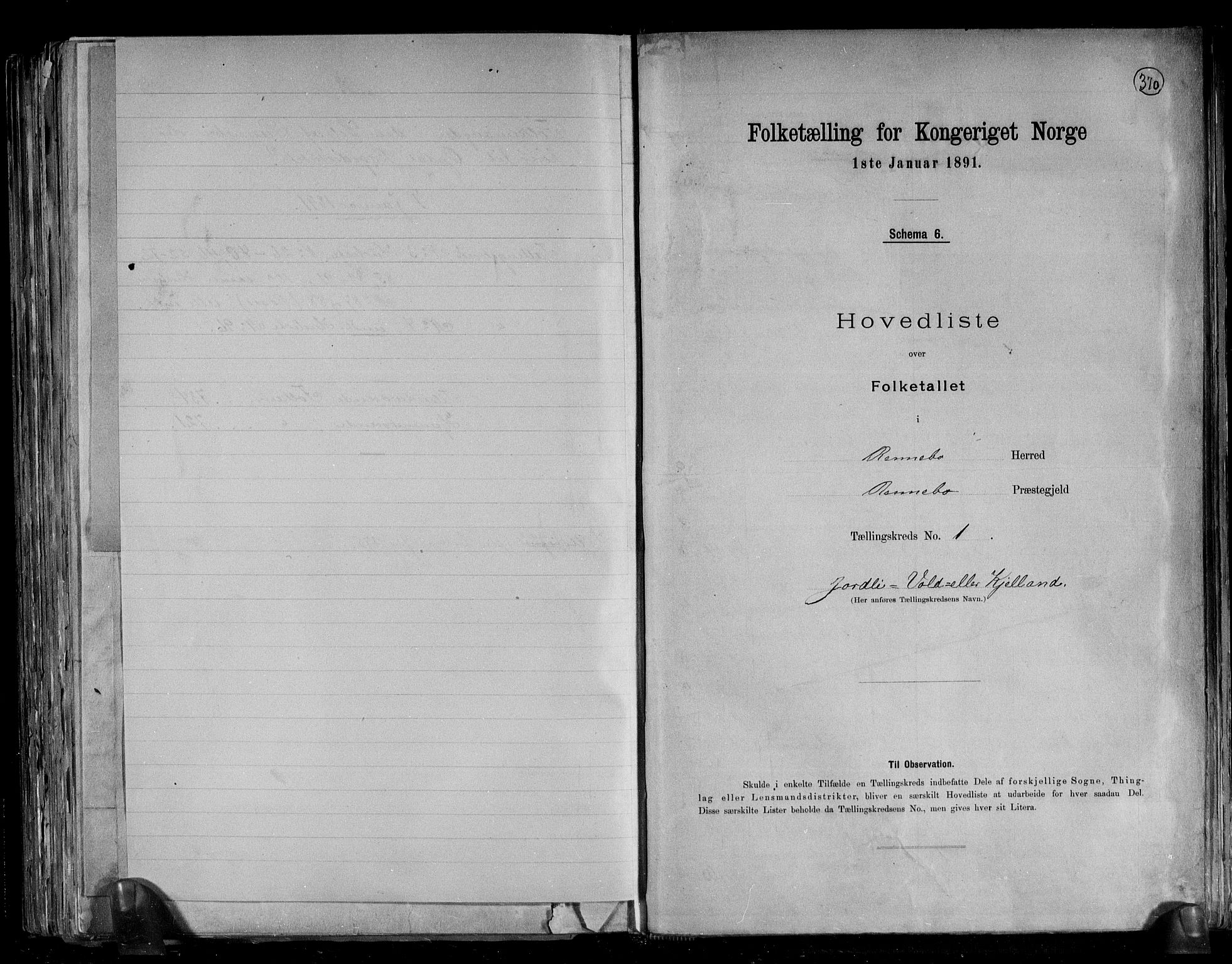 RA, 1891 census for 1635 Rennebu, 1891, p. 7