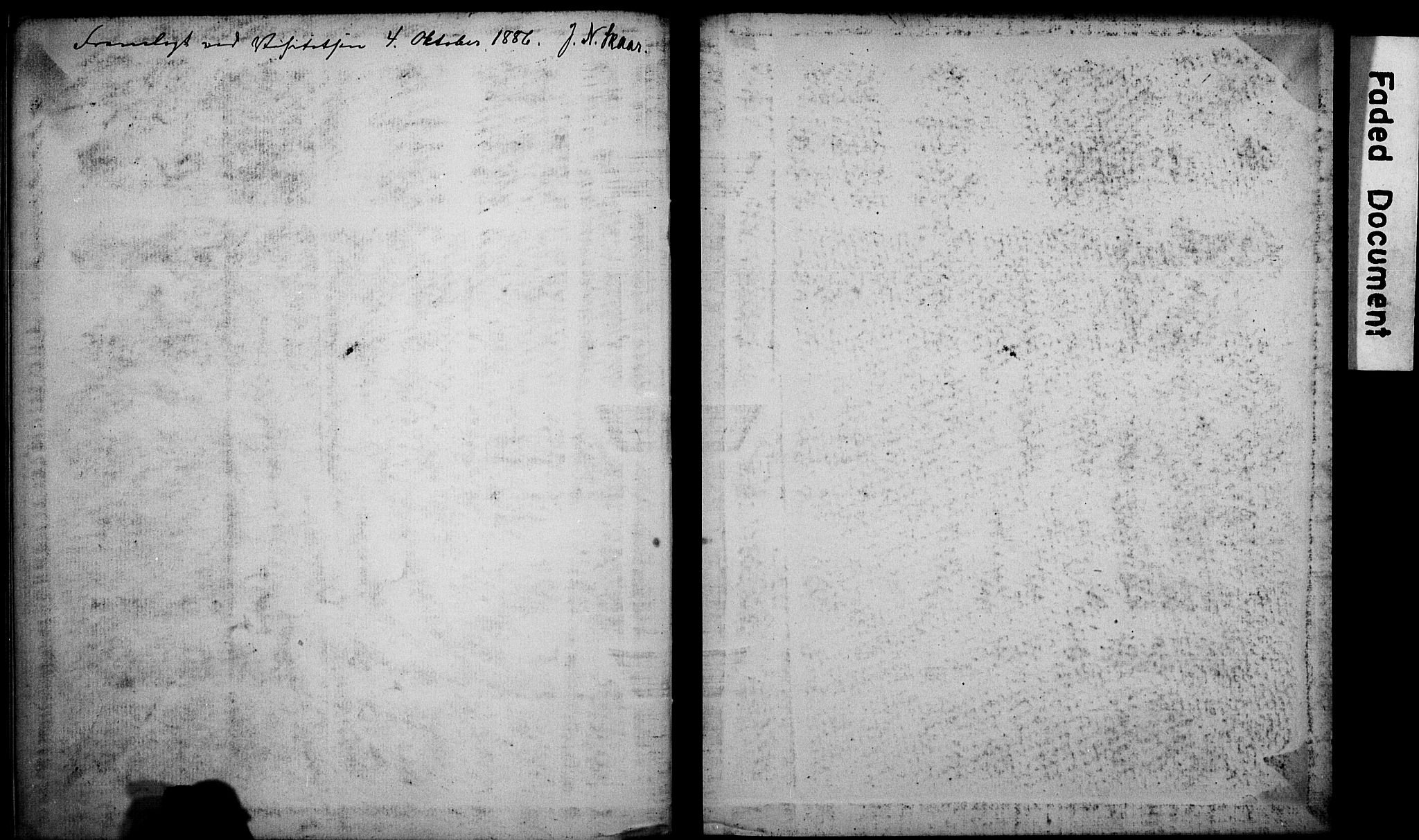 Tromsø sokneprestkontor/stiftsprosti/domprosti, SATØ/S-1343/H/Hc/L0099/0001: Banns register no. 5, 1886-1892