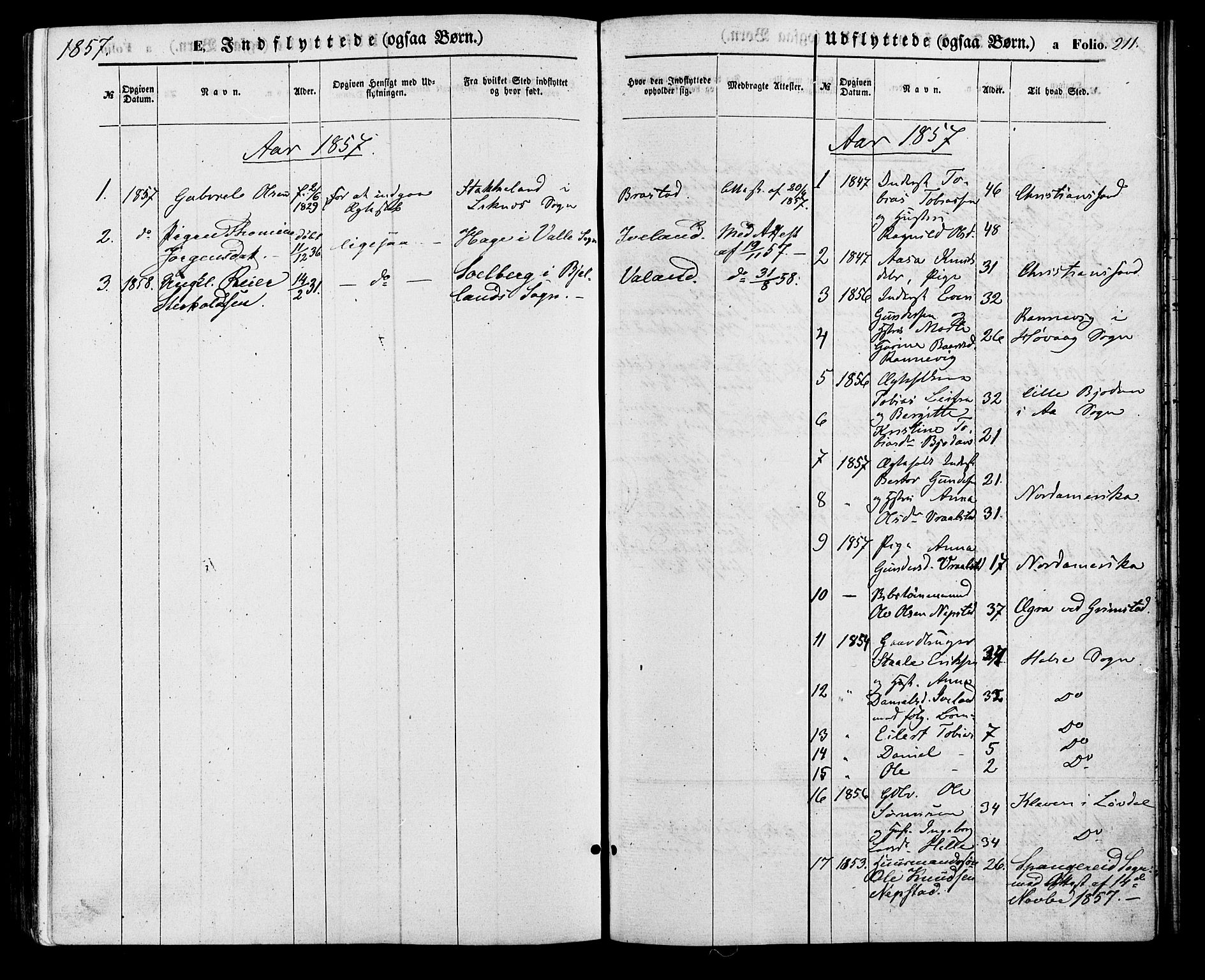 Nord-Audnedal sokneprestkontor, AV/SAK-1111-0032/F/Fa/Faa/L0002: Parish register (official) no. A 2, 1857-1882, p. 211