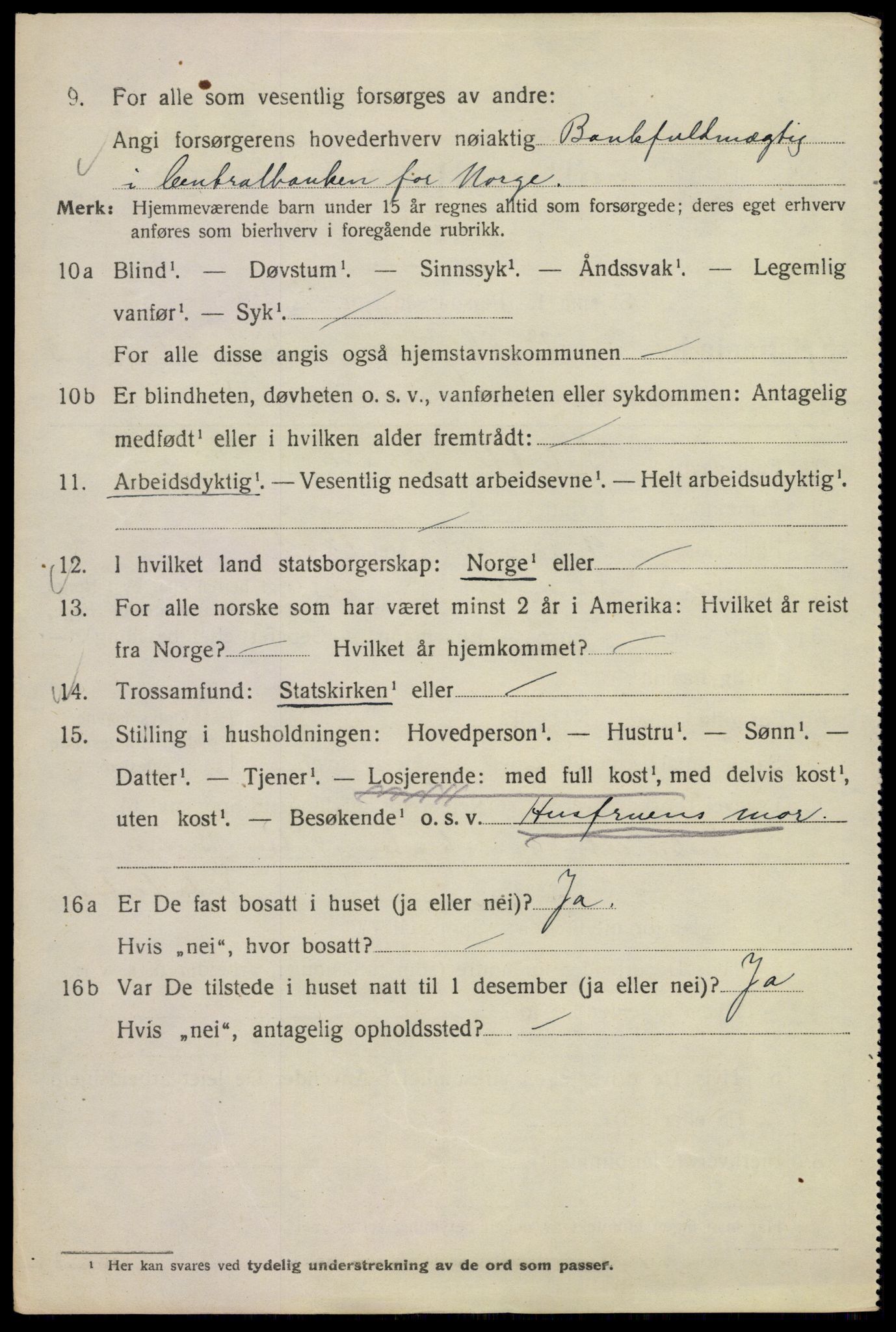 SAO, 1920 census for Kristiania, 1920, p. 628838