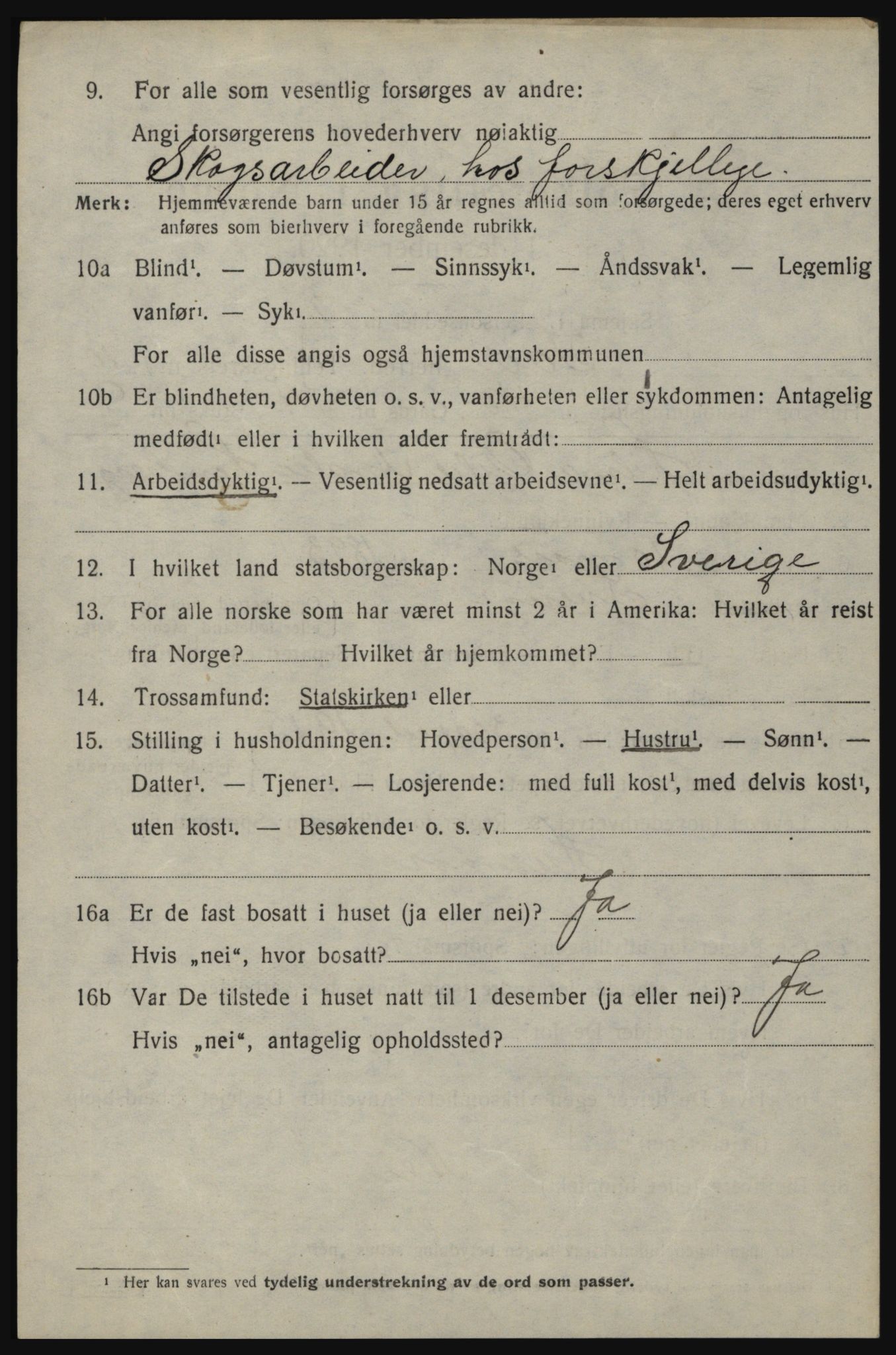 SAO, 1920 census for Idd, 1920, p. 10924