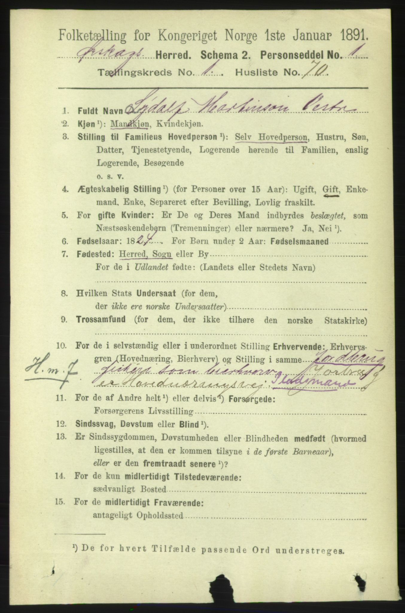 RA, 1891 census for 1527 Ørskog, 1891, p. 514