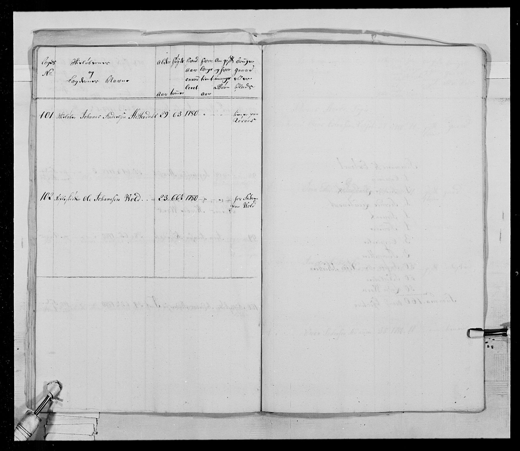 Generalitets- og kommissariatskollegiet, Det kongelige norske kommissariatskollegium, AV/RA-EA-5420/E/Eh/L0025: Skiløperkompaniene, 1766-1803, p. 77