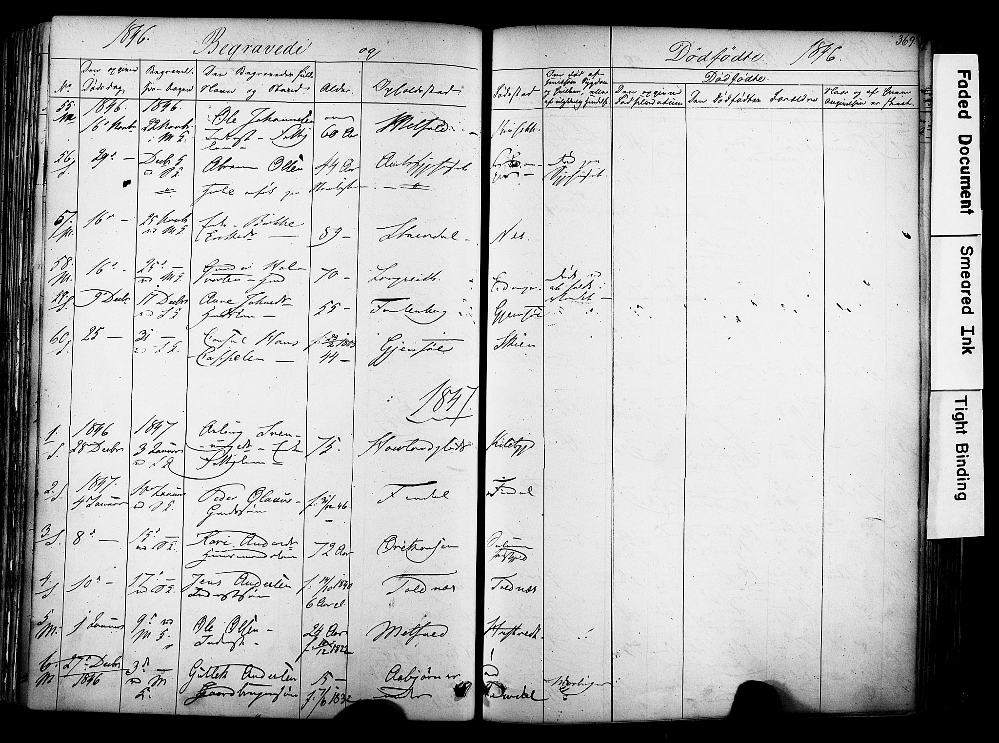 Solum kirkebøker, SAKO/A-306/F/Fa/L0006: Parish register (official) no. I 6, 1844-1855, p. 369