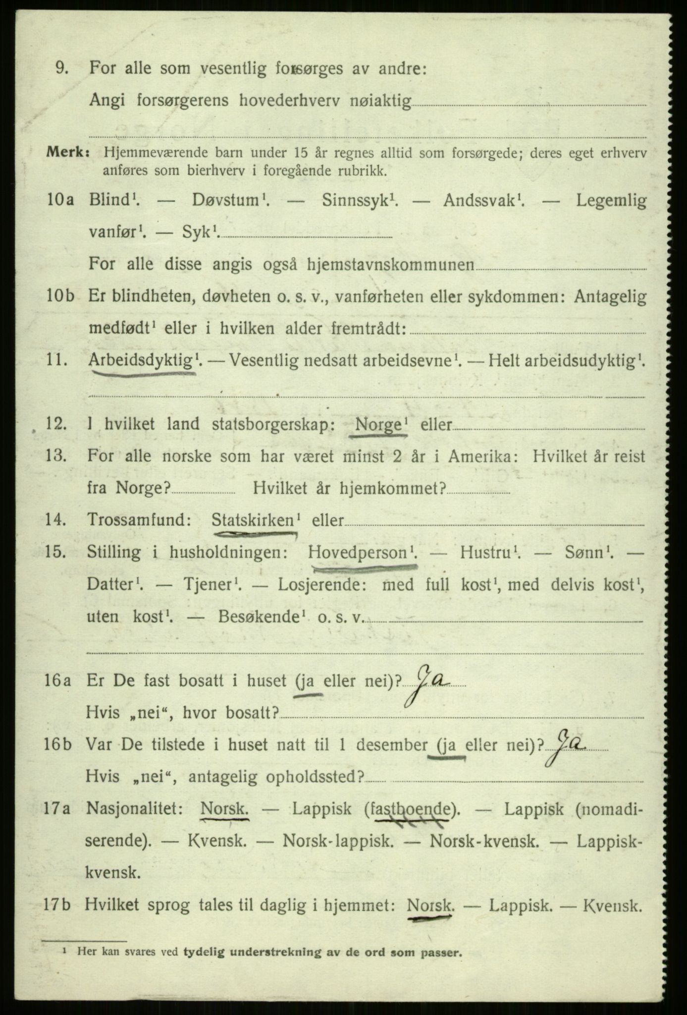 SATØ, 1920 census for Bjarkøy, 1920, p. 3452