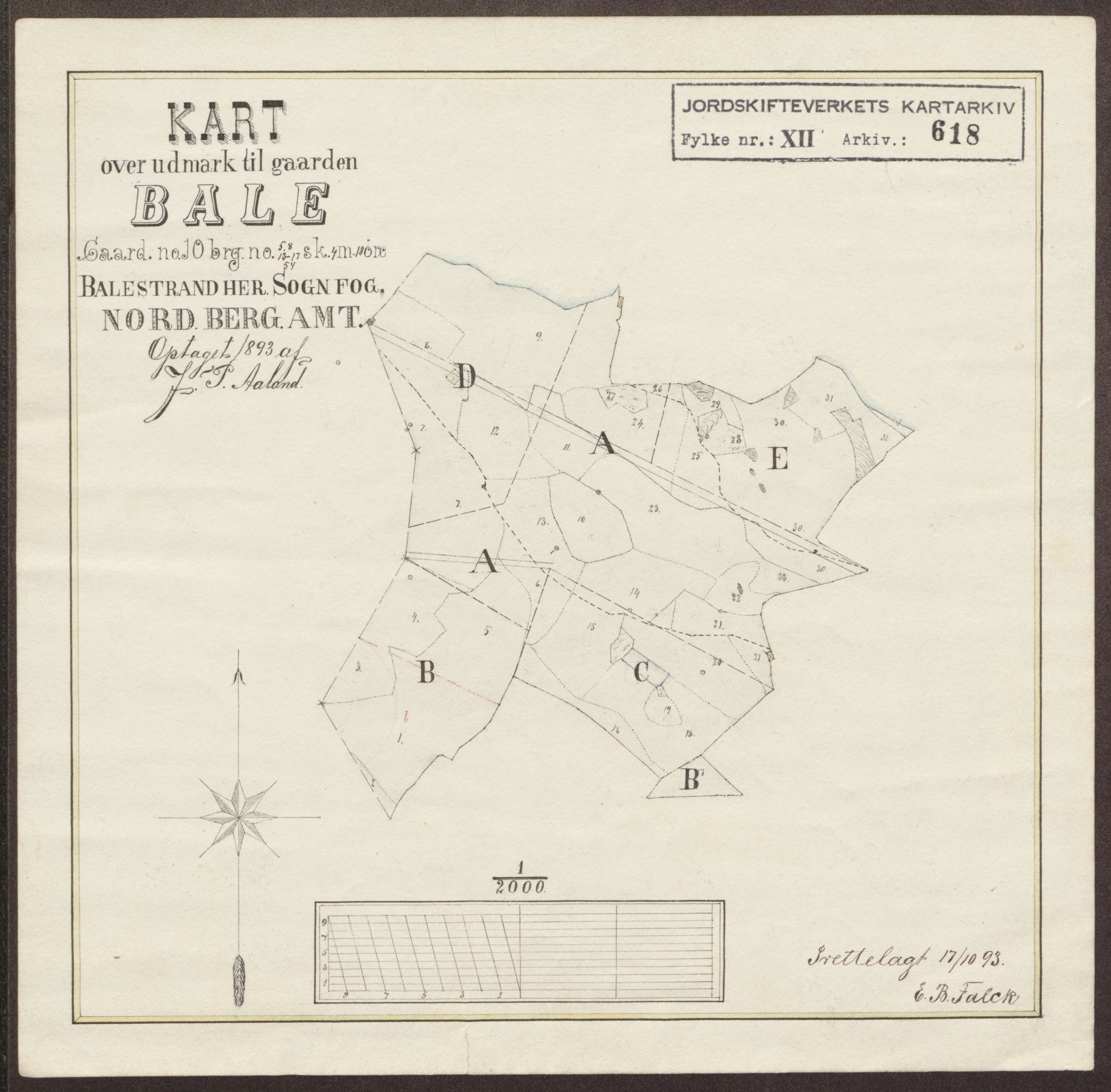 Jordskifteverkets kartarkiv, RA/S-3929/T, 1859-1988, p. 737