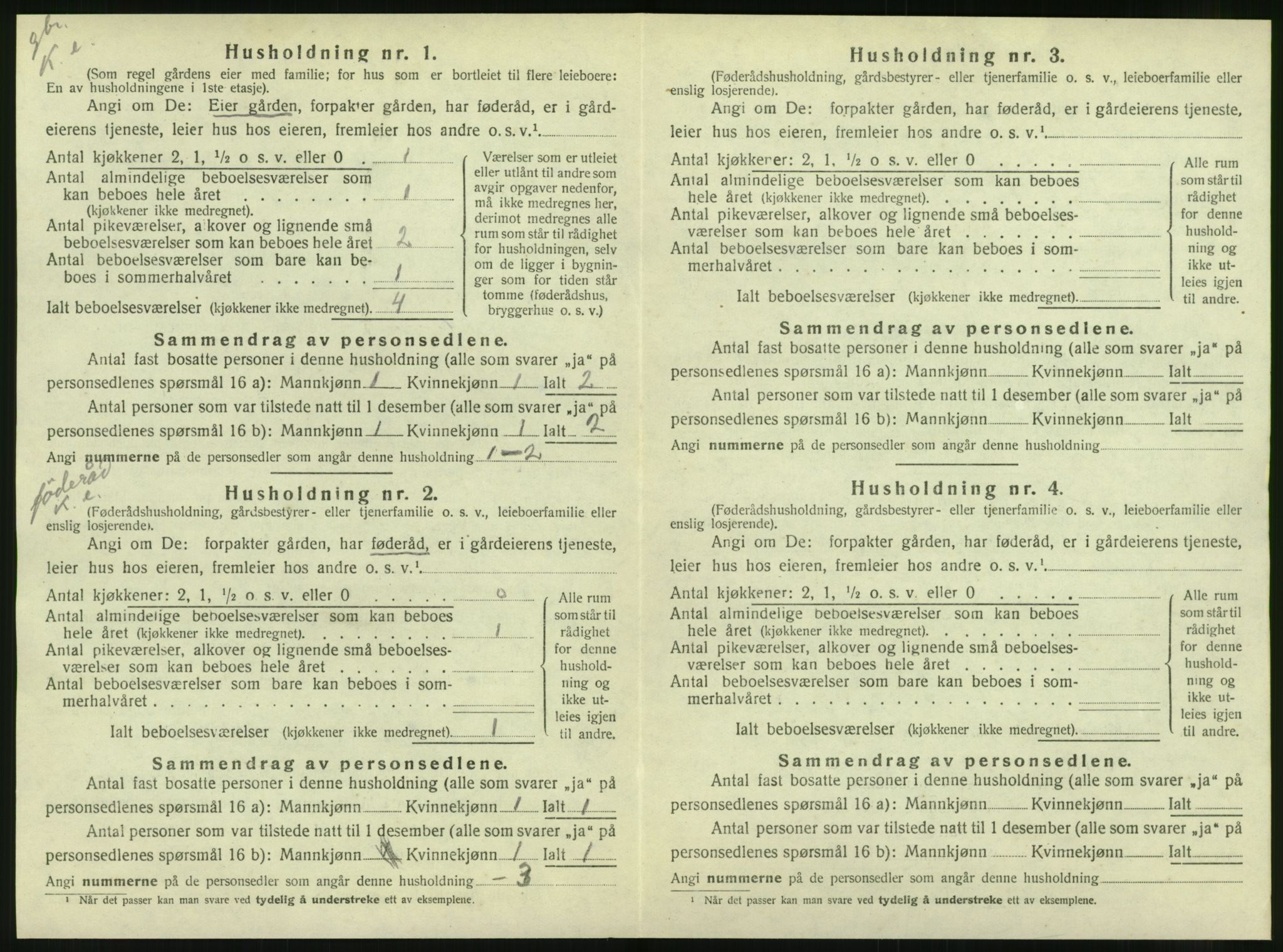 SAT, 1920 census for Alstahaug, 1920, p. 32