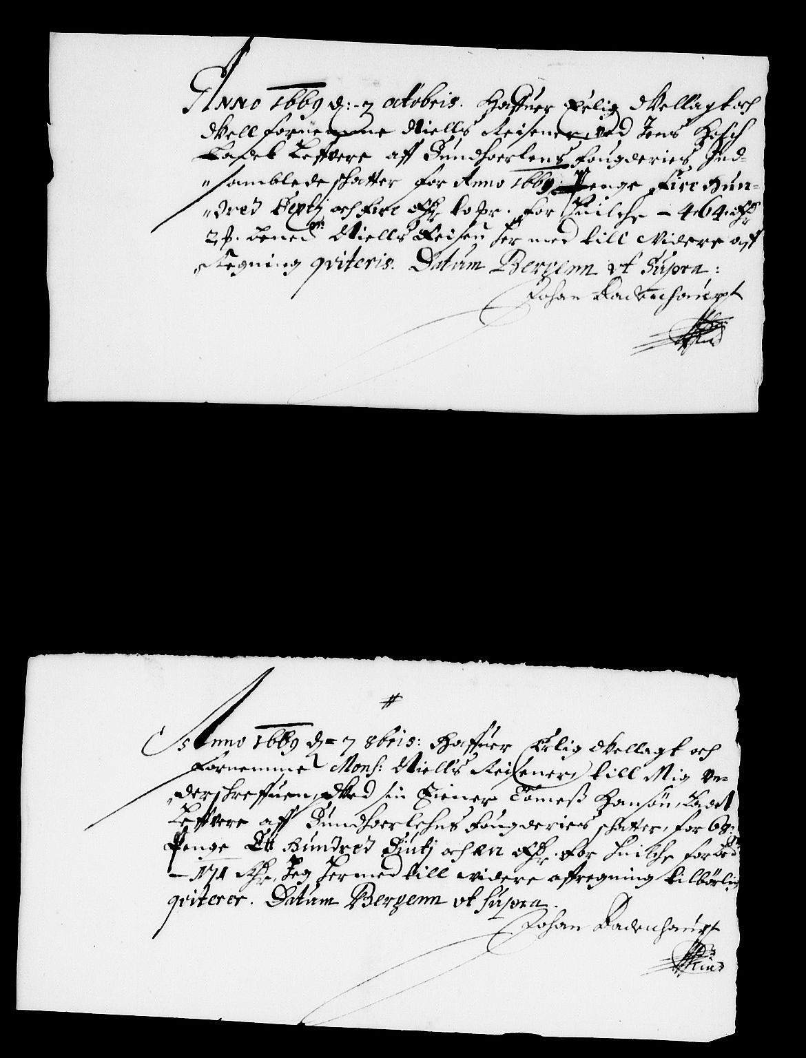 Rentekammeret inntil 1814, Reviderte regnskaper, Stiftamtstueregnskaper, Bergen stiftamt, AV/RA-EA-6043/R/Rc/L0033: Bergen stiftamt, 1664-1671