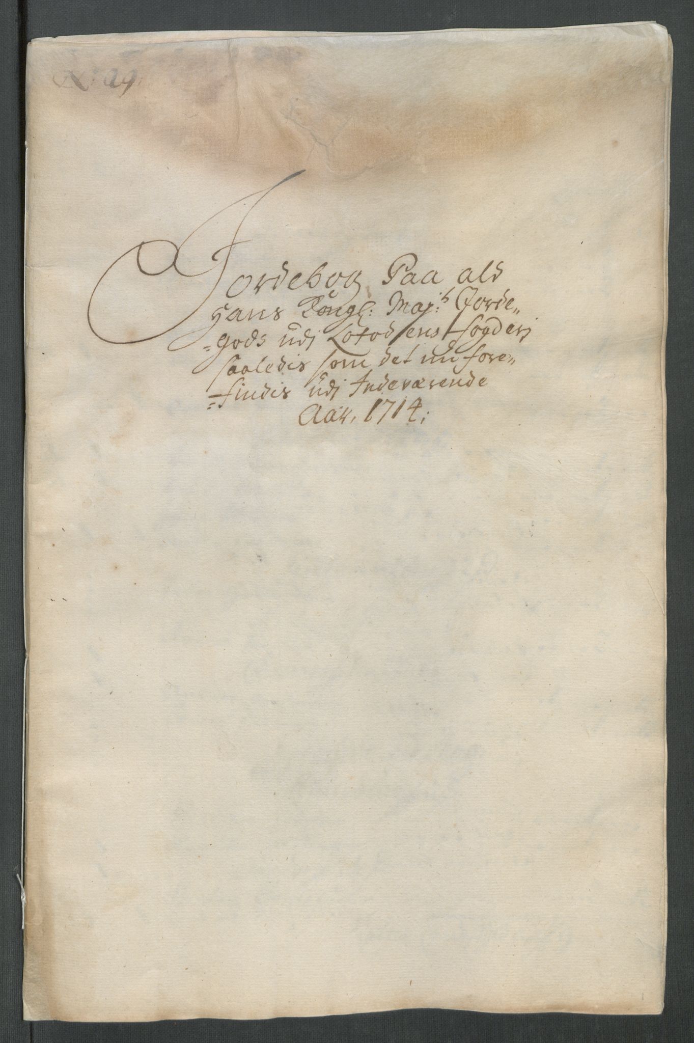 Rentekammeret inntil 1814, Reviderte regnskaper, Fogderegnskap, RA/EA-4092/R67/L4680: Fogderegnskap Vesterålen, Andenes og Lofoten, 1714, p. 184