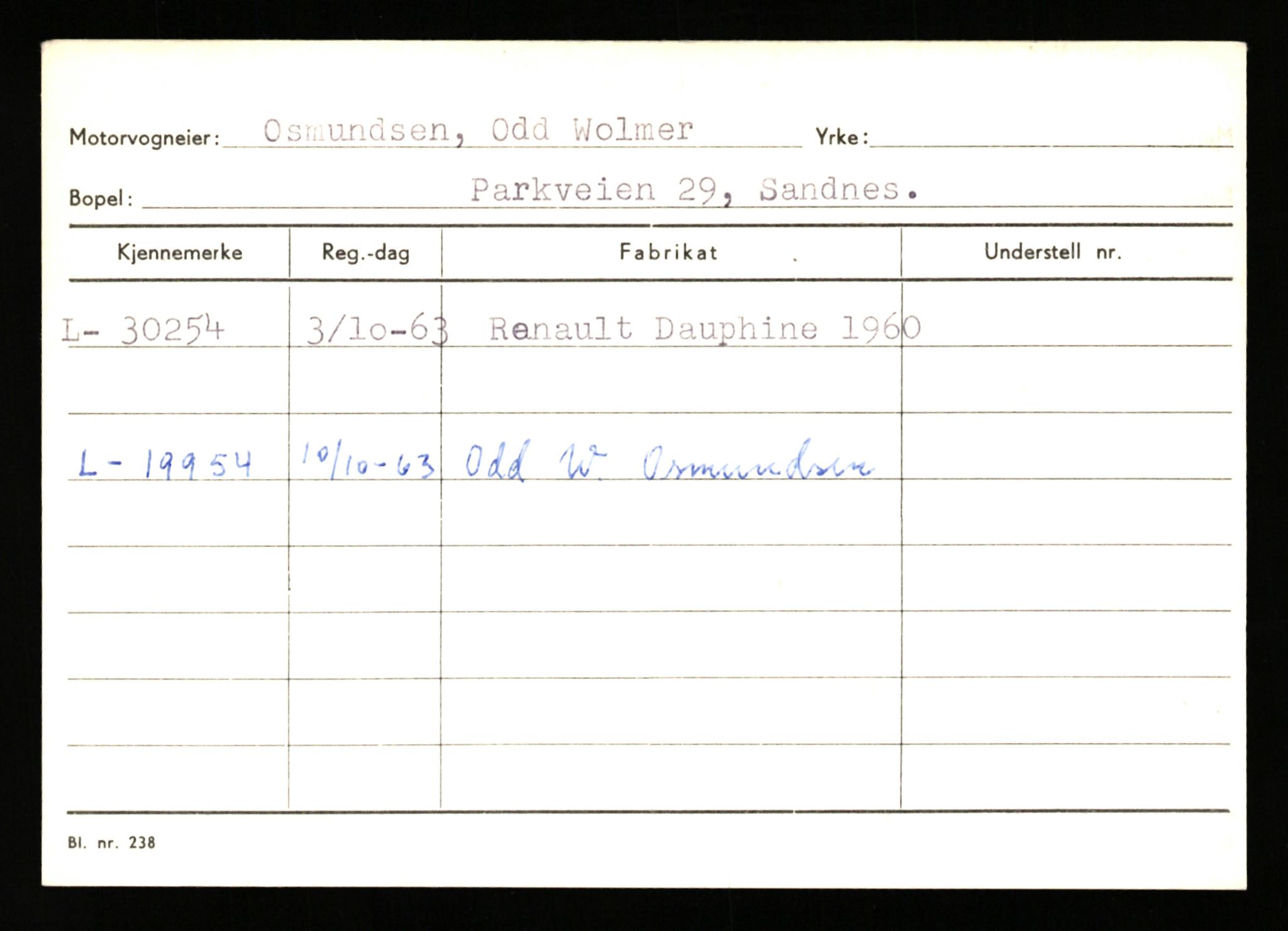 Stavanger trafikkstasjon, SAST/A-101942/0/G/L0005: Registreringsnummer: 23000 - 34245, 1930-1971, p. 2241