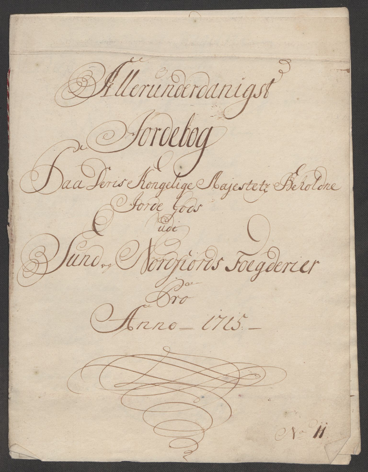 Rentekammeret inntil 1814, Reviderte regnskaper, Fogderegnskap, RA/EA-4092/R53/L3439: Fogderegnskap Sunn- og Nordfjord, 1715, p. 288
